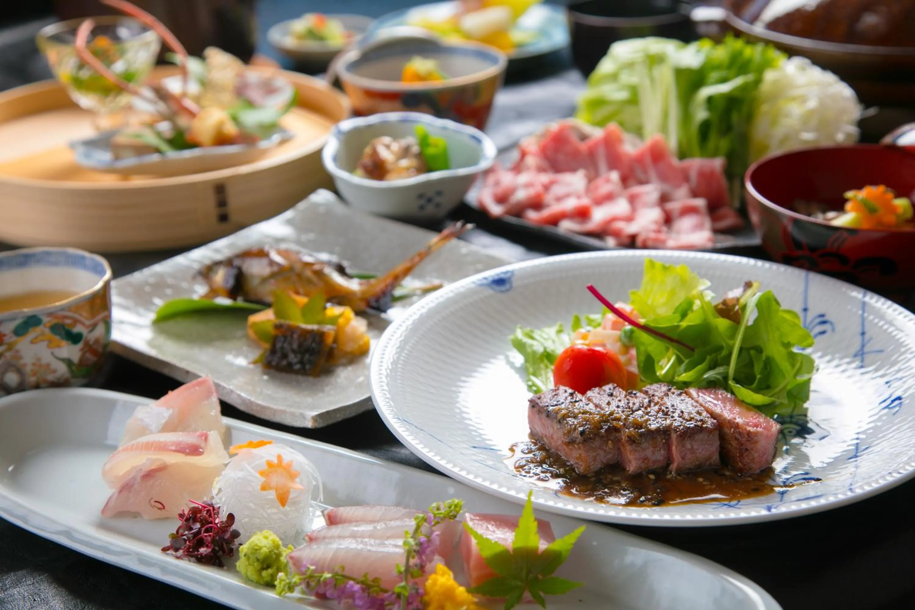 Food close-up in Ikkoten