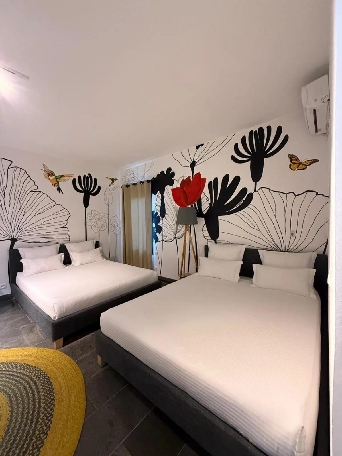 Bed in PAP'S Chambres d'Hôtes