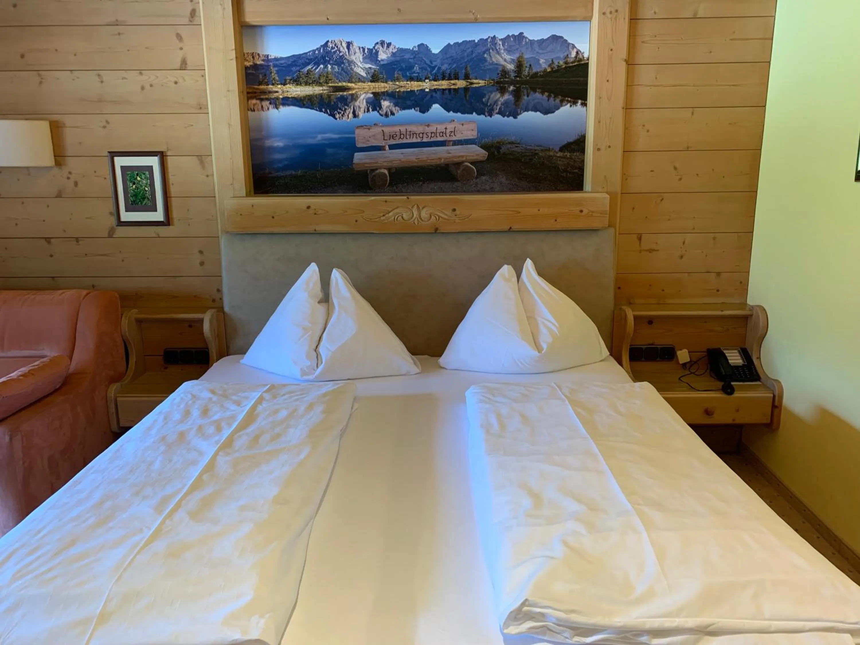 Photo of the whole room, Bed in Landhotel Strasserwirt