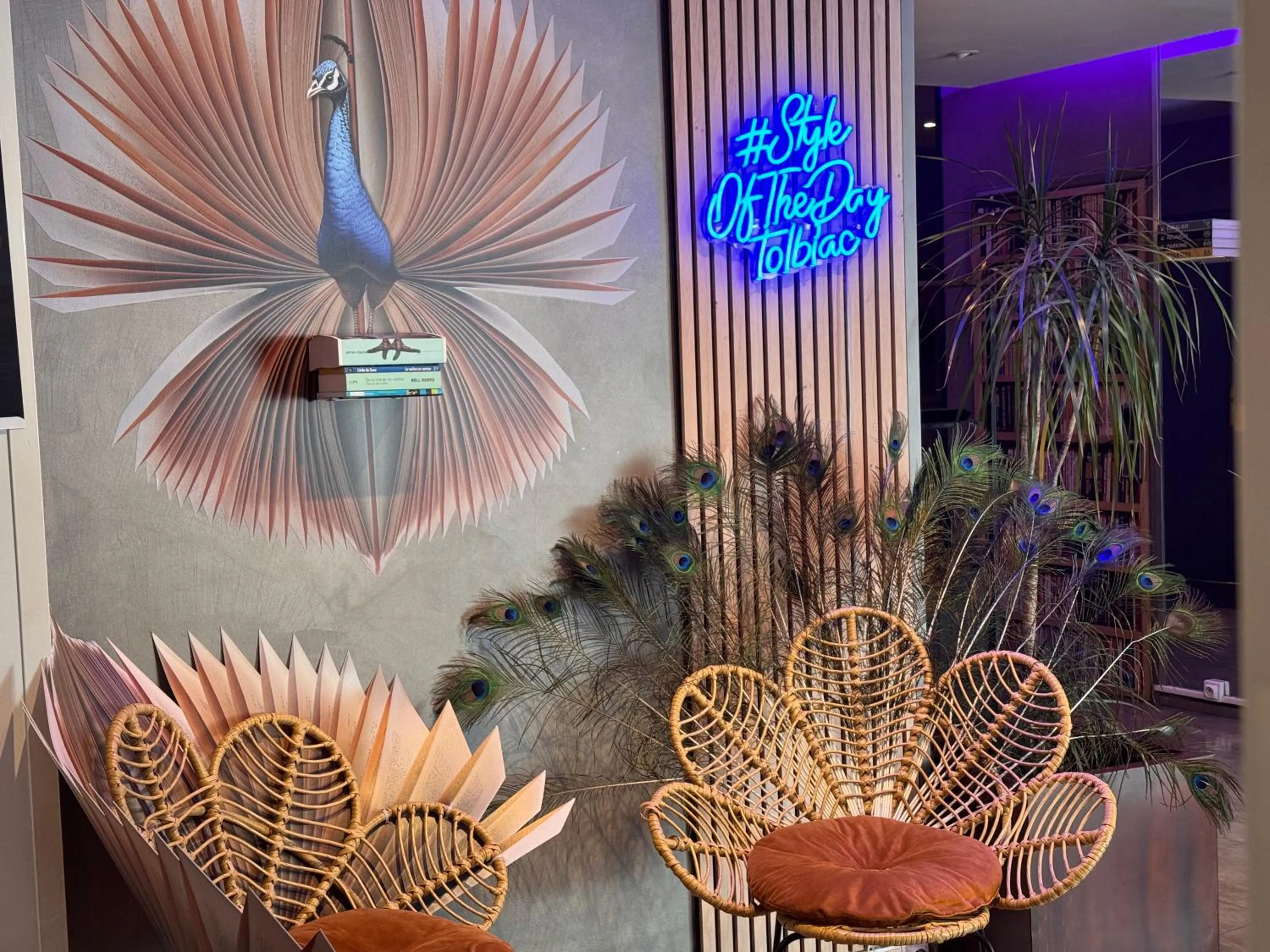 Decorative detail in ibis Styles Paris Tolbiac Bibliotheque