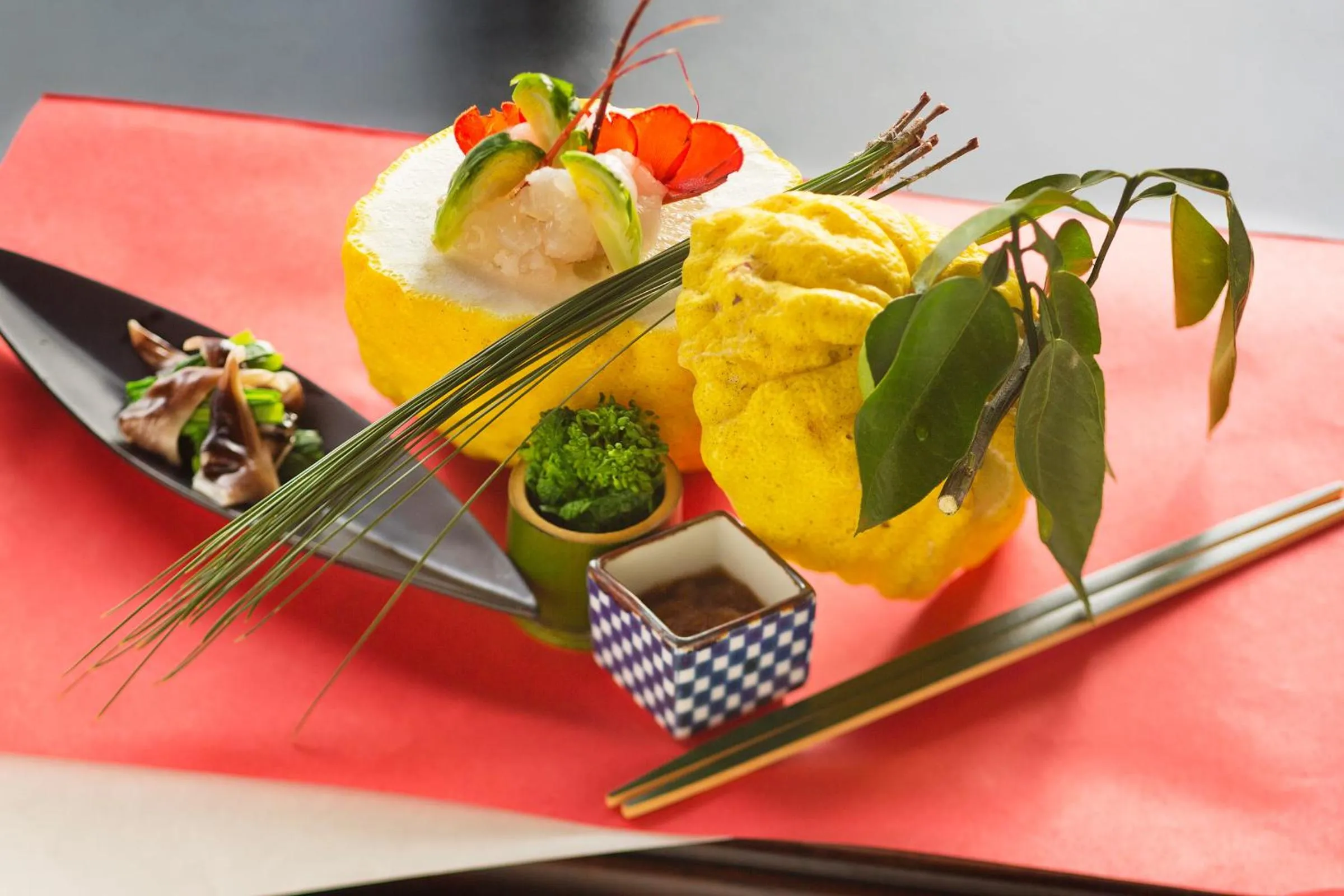 Food close-up in Ryokan KANADE