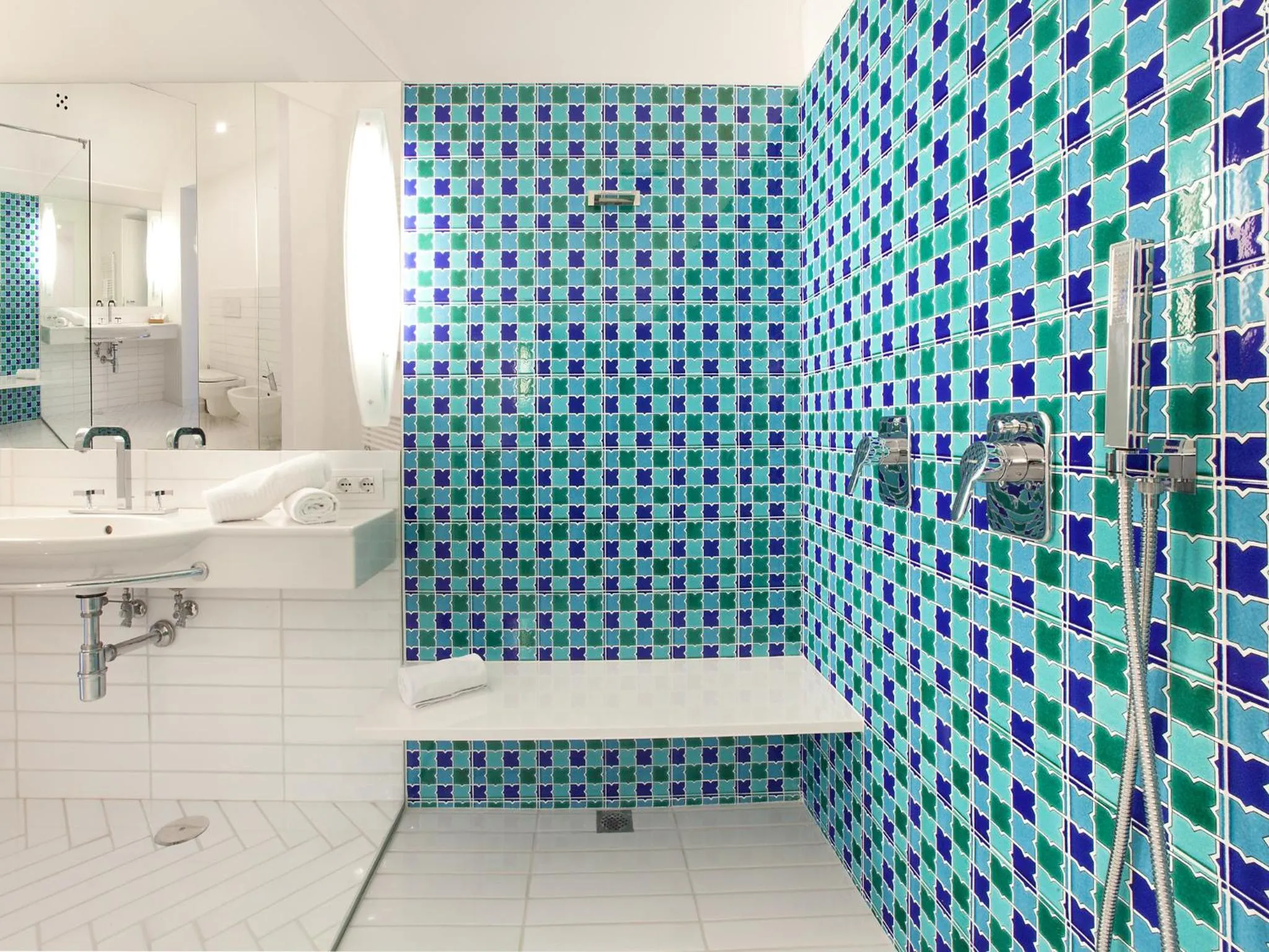 Bathroom in Relais Correale Rooms & Garden