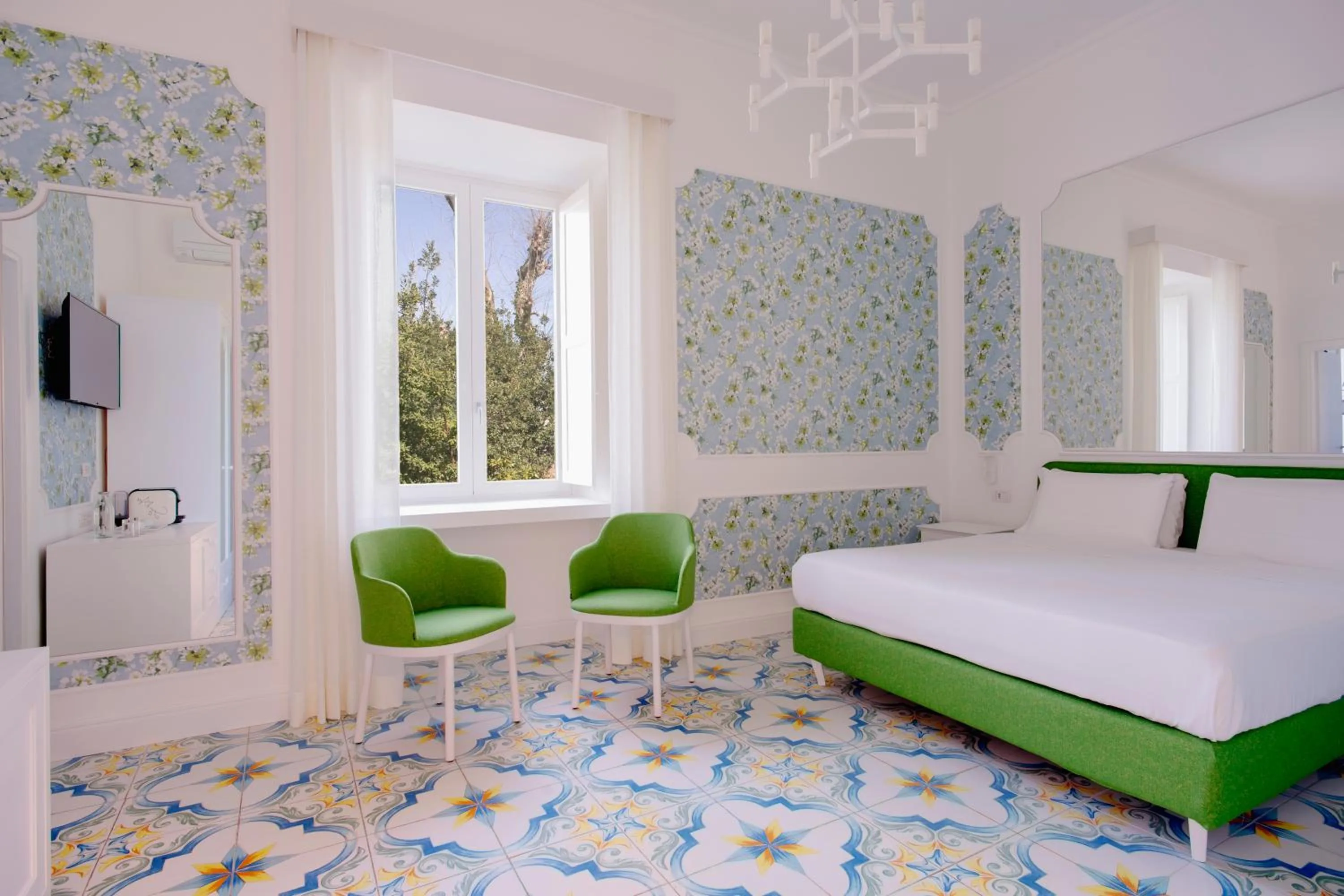 Bedroom, Bed in Relais Correale Rooms & Garden