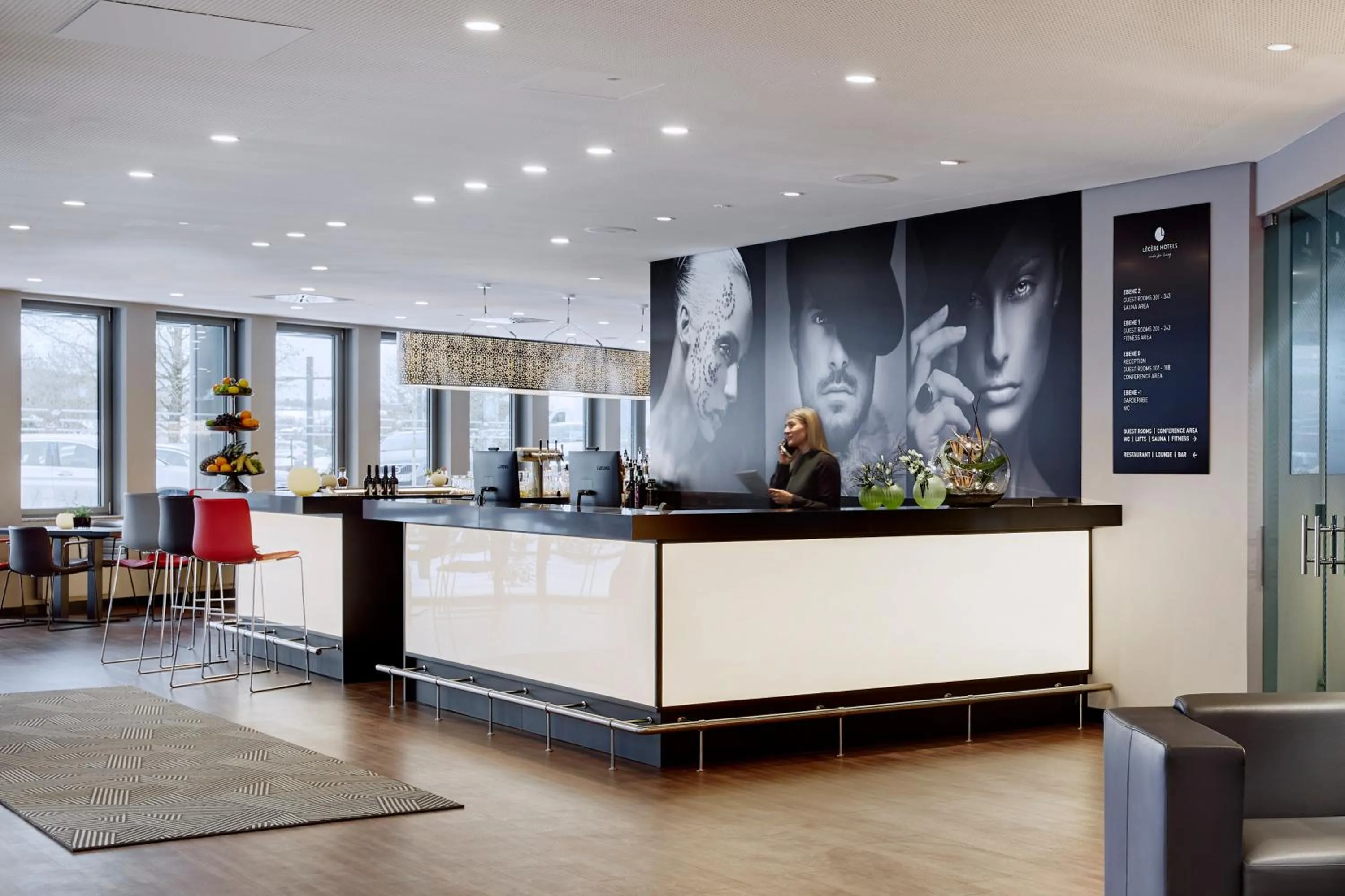 Lobby or reception in LEGERE HOTEL Wiesbaden-Taunusstein