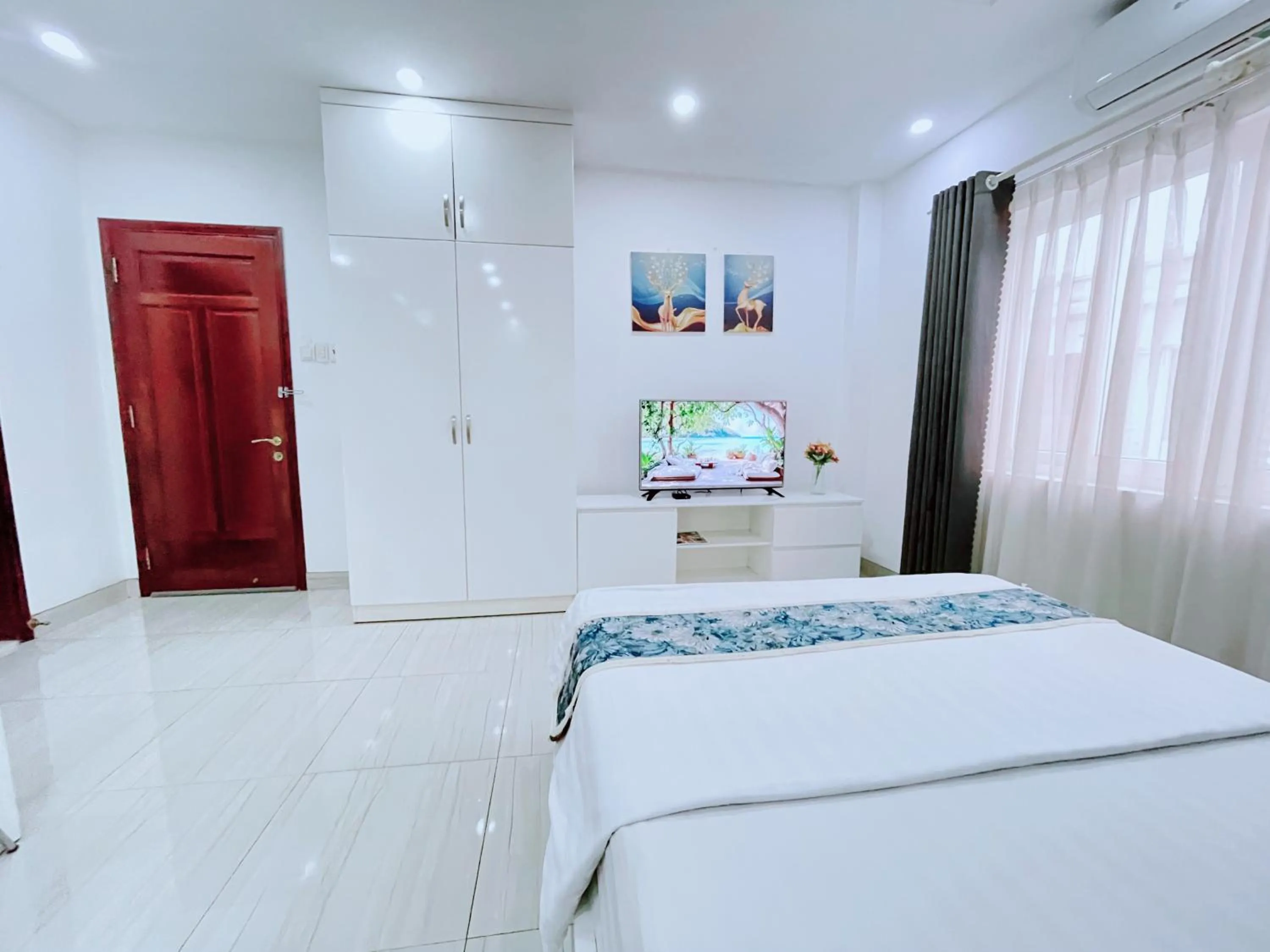 Photo of the whole room, Bed in Grace Apartment - HCM