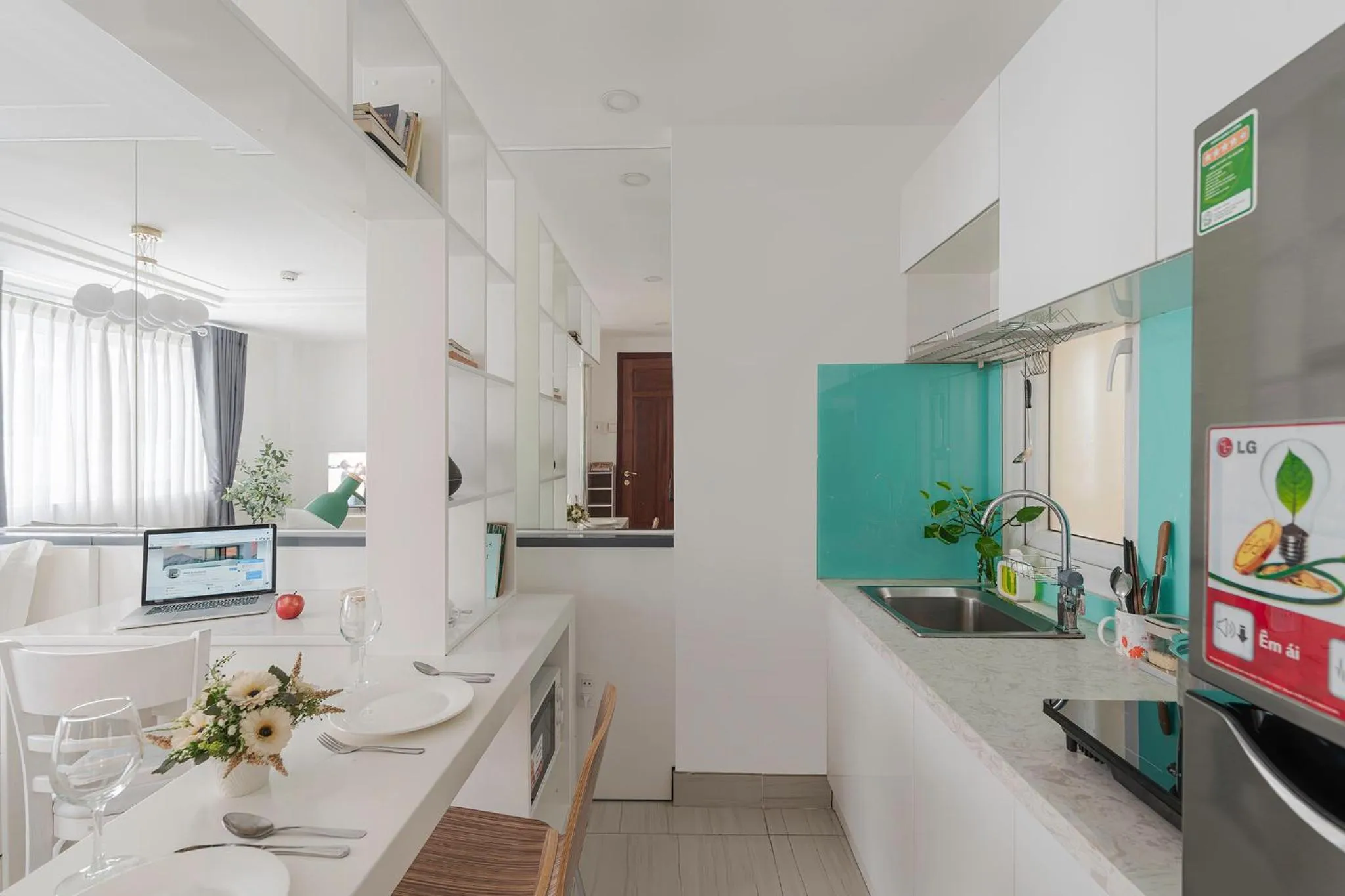 Kitchen or kitchenette in Grace Apartment - HCM
