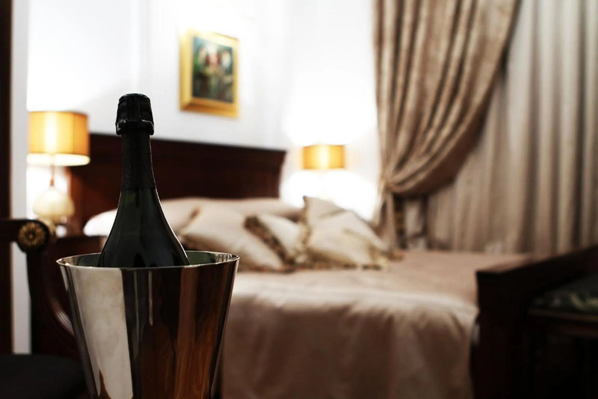 Decorative detail, Bed in Scala Boutique-Hotel