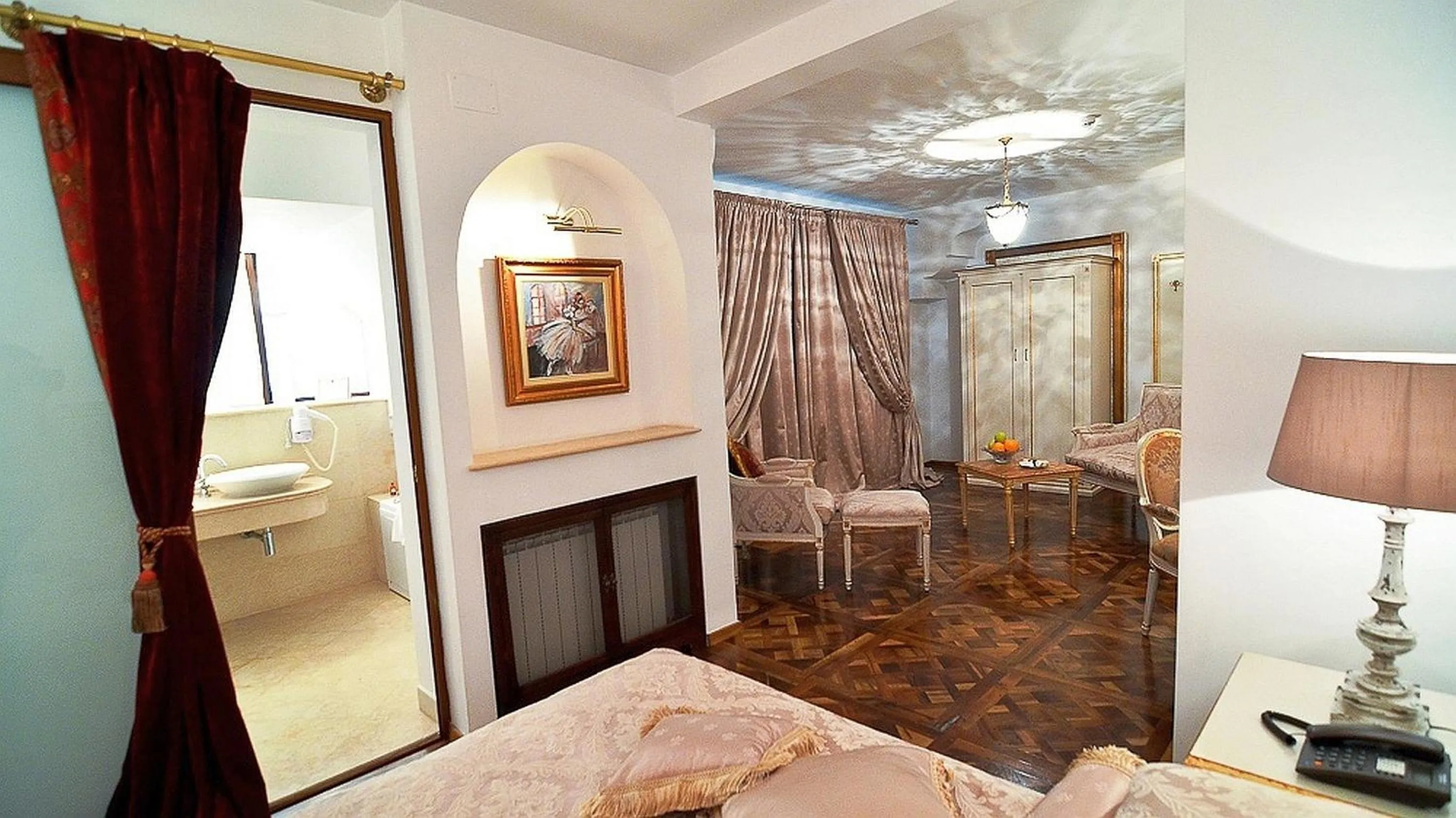 Decorative detail, Bed in Scala Boutique-Hotel