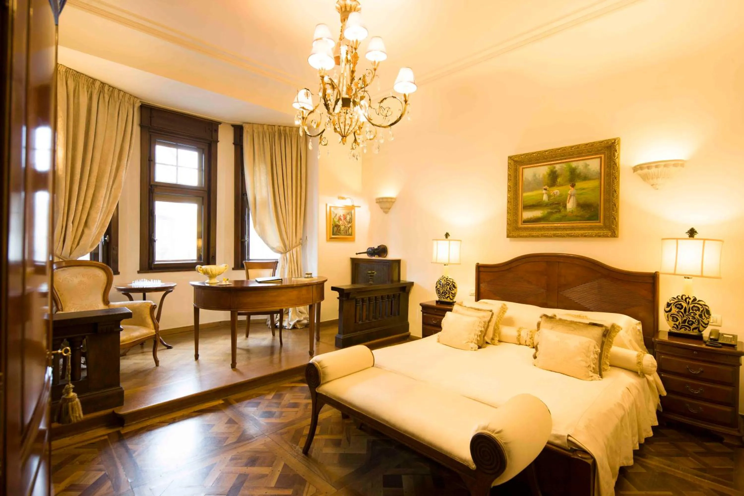 Bed in Scala Boutique-Hotel