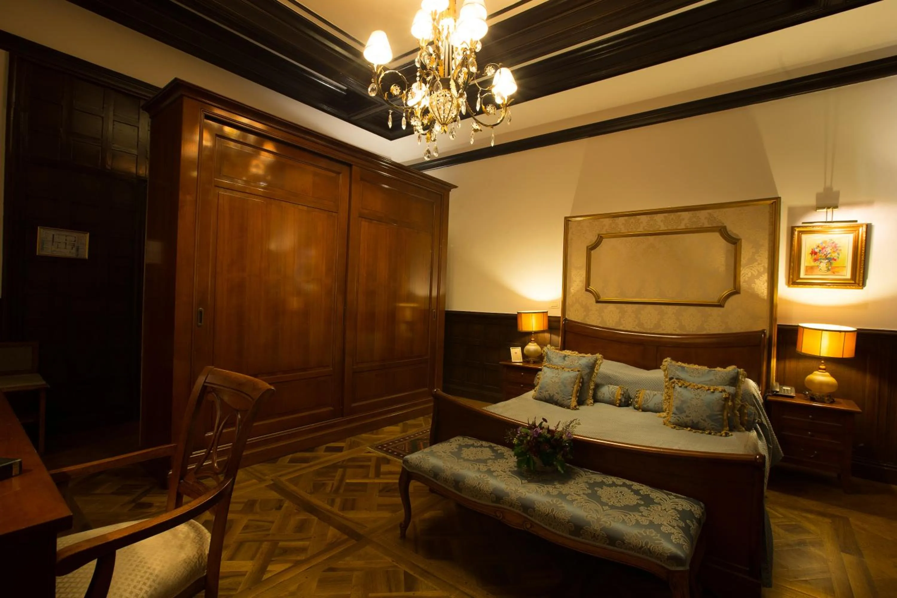 Bed in Scala Boutique-Hotel