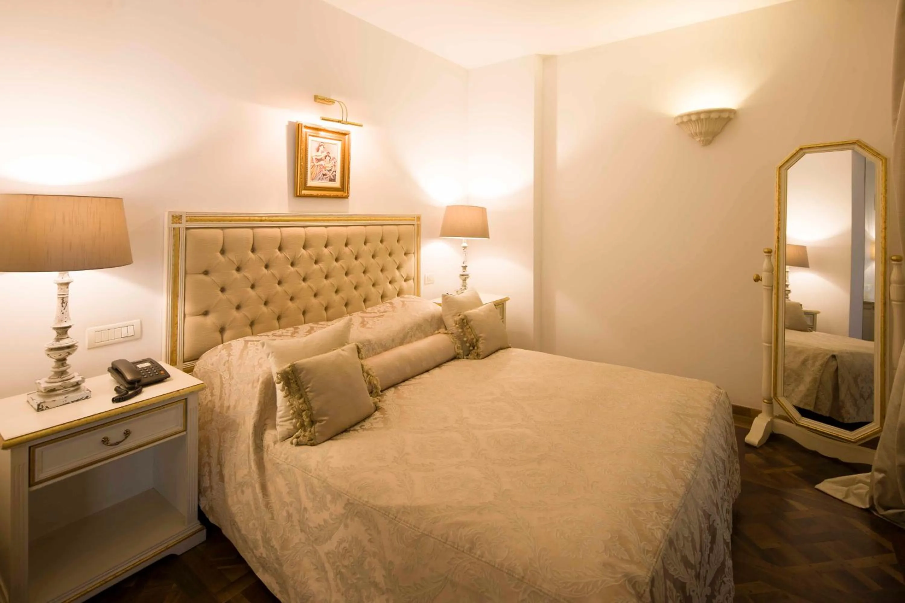 Bed in Scala Boutique-Hotel