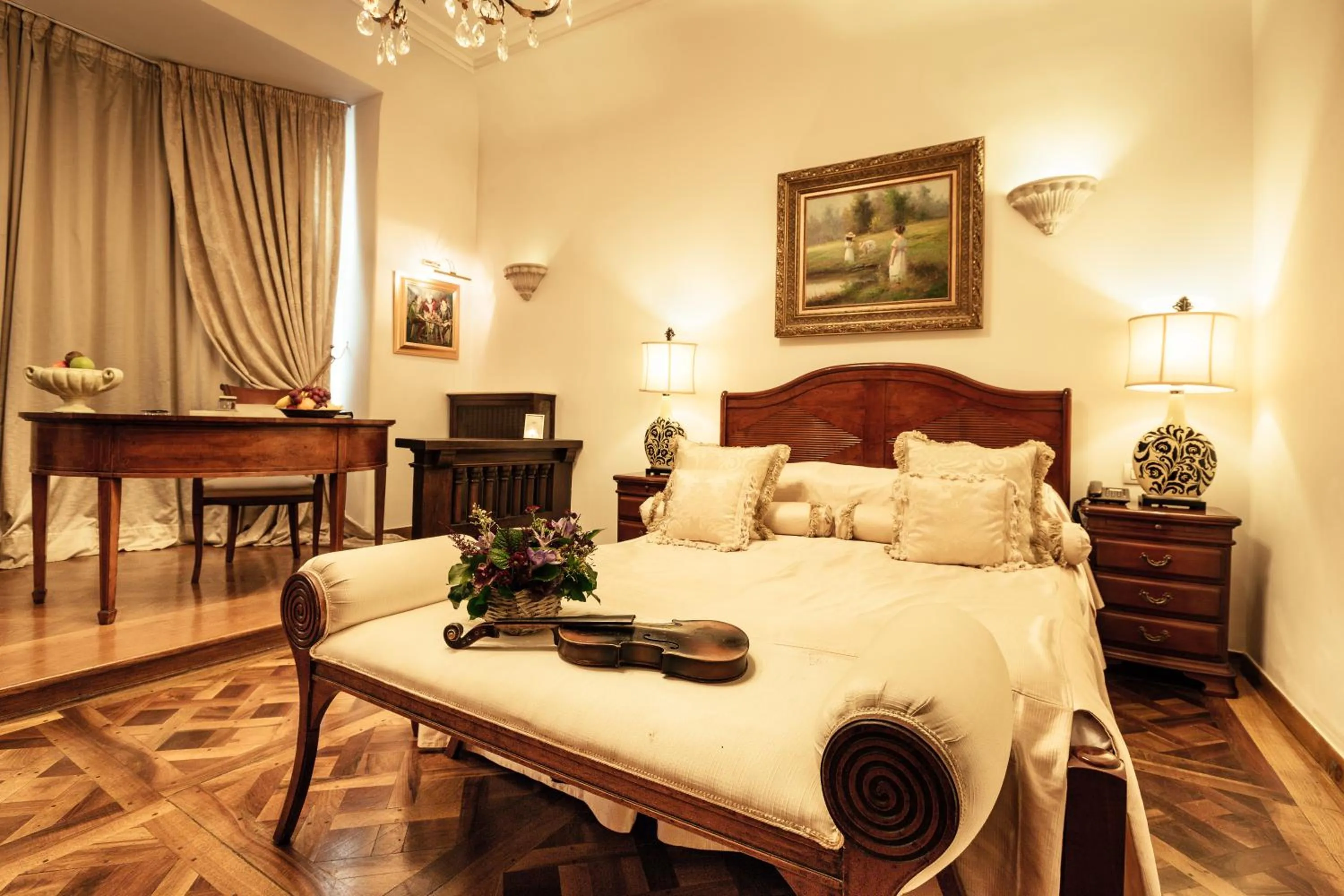 Bed in Scala Boutique-Hotel