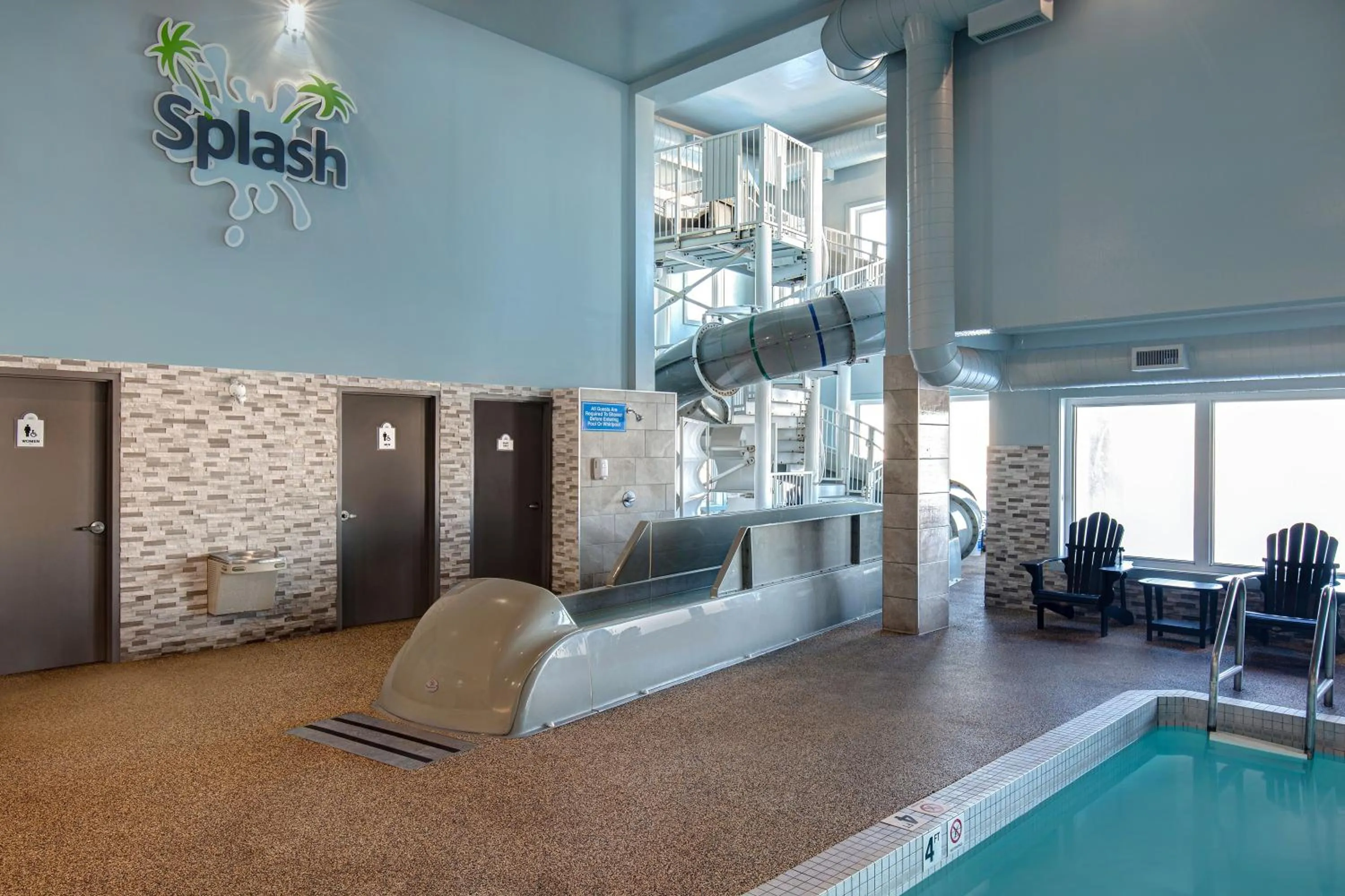 Swimming pool in Days Inn by Wyndham Calgary North Balzac