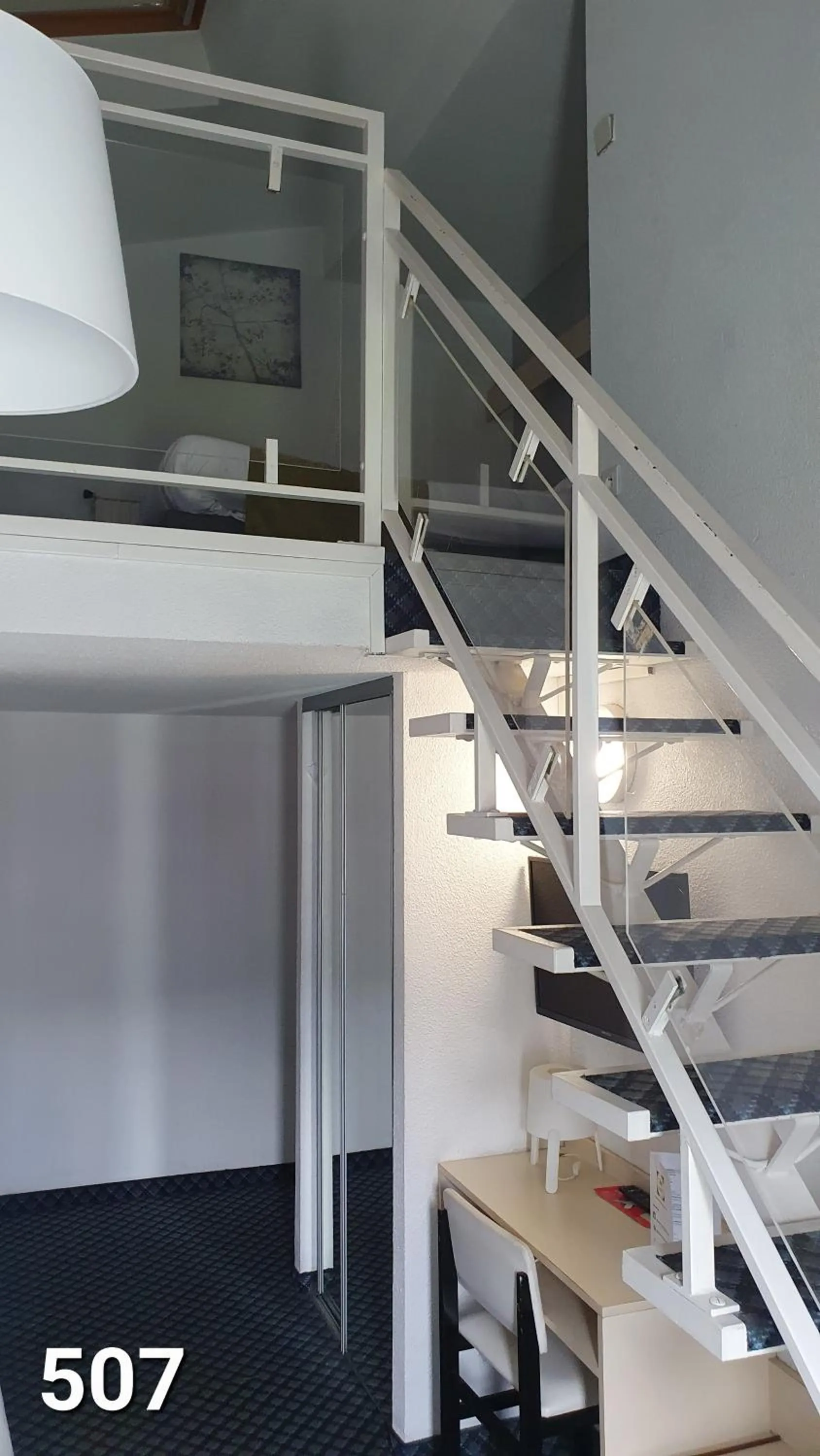 Bedroom in Hôtel Notre Dame de France