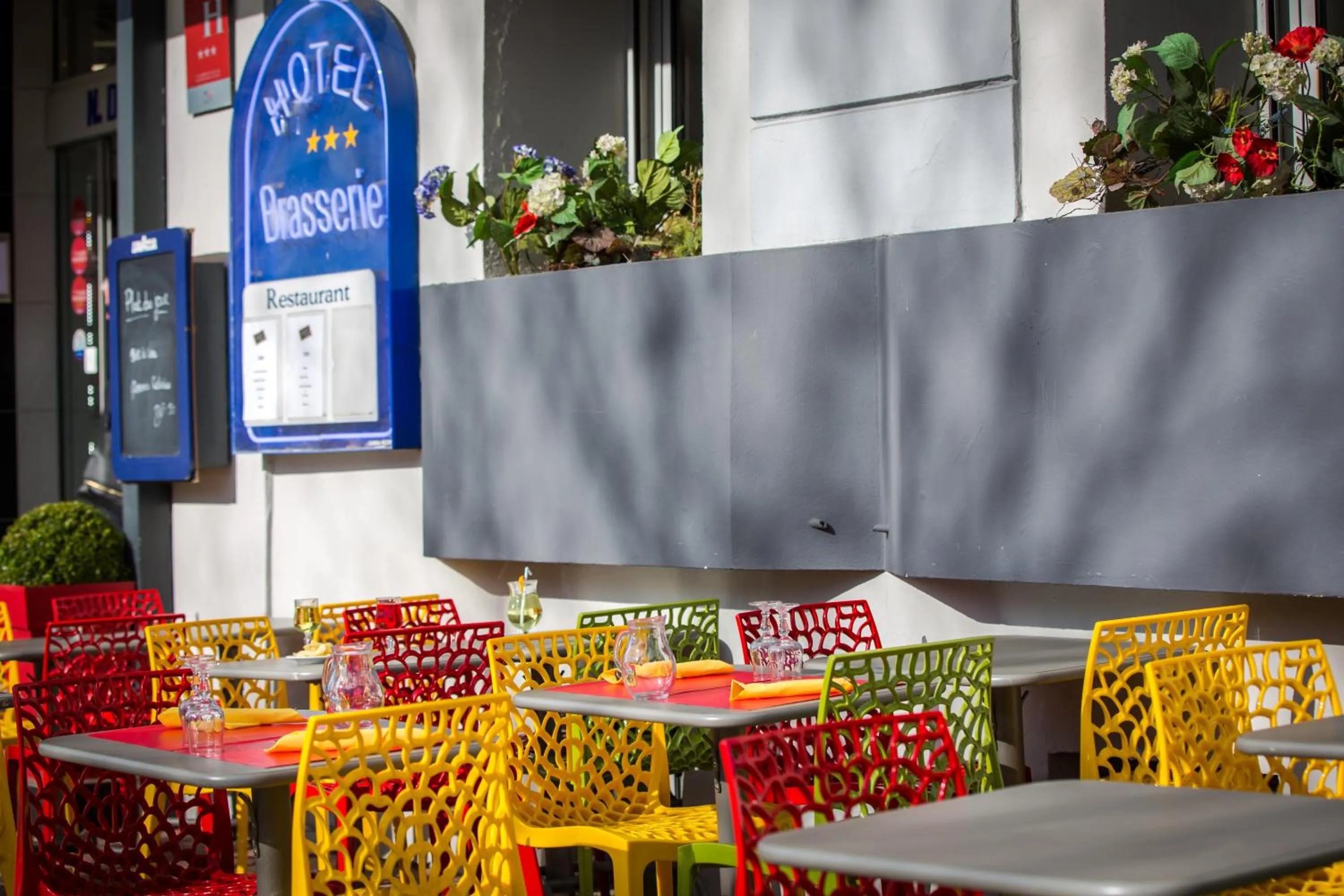 Balcony/Terrace in Hôtel Notre Dame de France