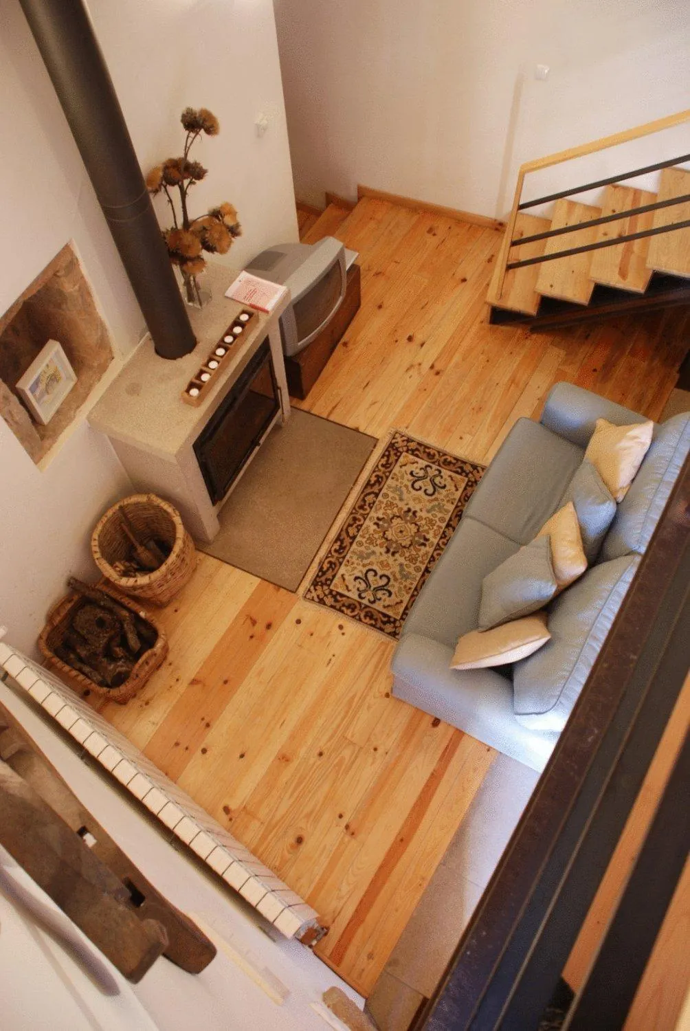 Living room, Bed in Casa da Cisterna