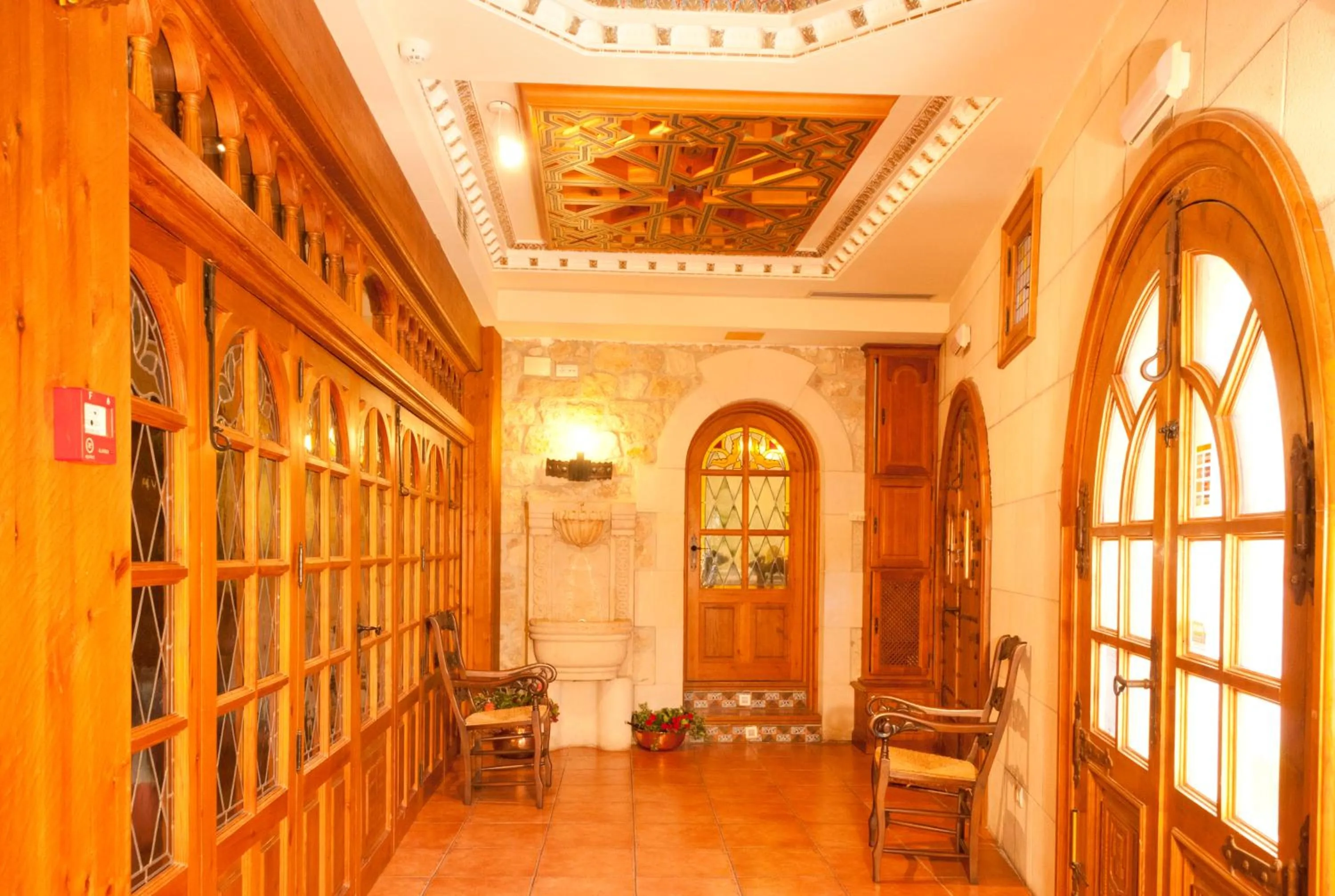 Lobby or reception in Hotel Santo Domingo de Silos