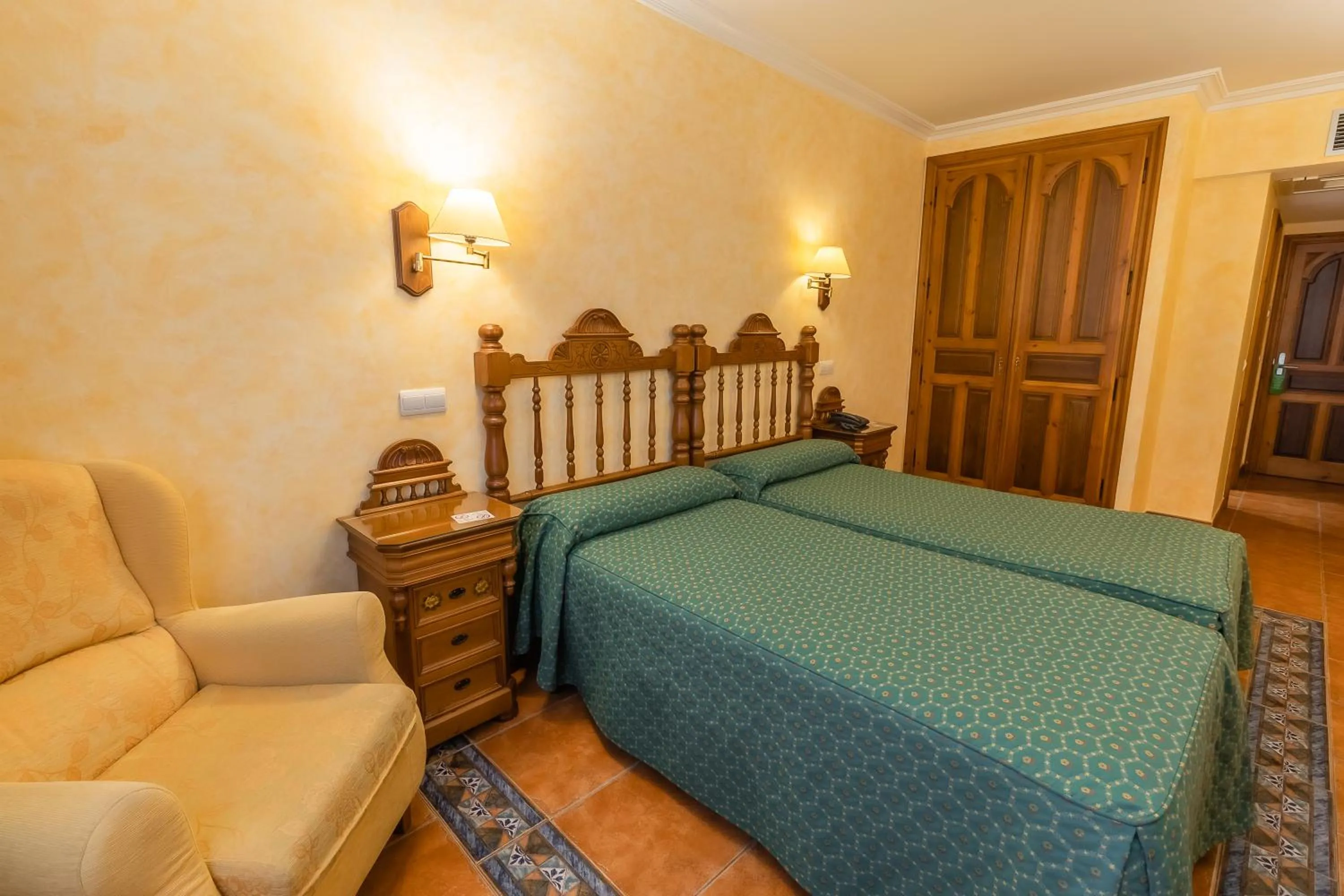 Bedroom, Bed in Hotel Santo Domingo de Silos