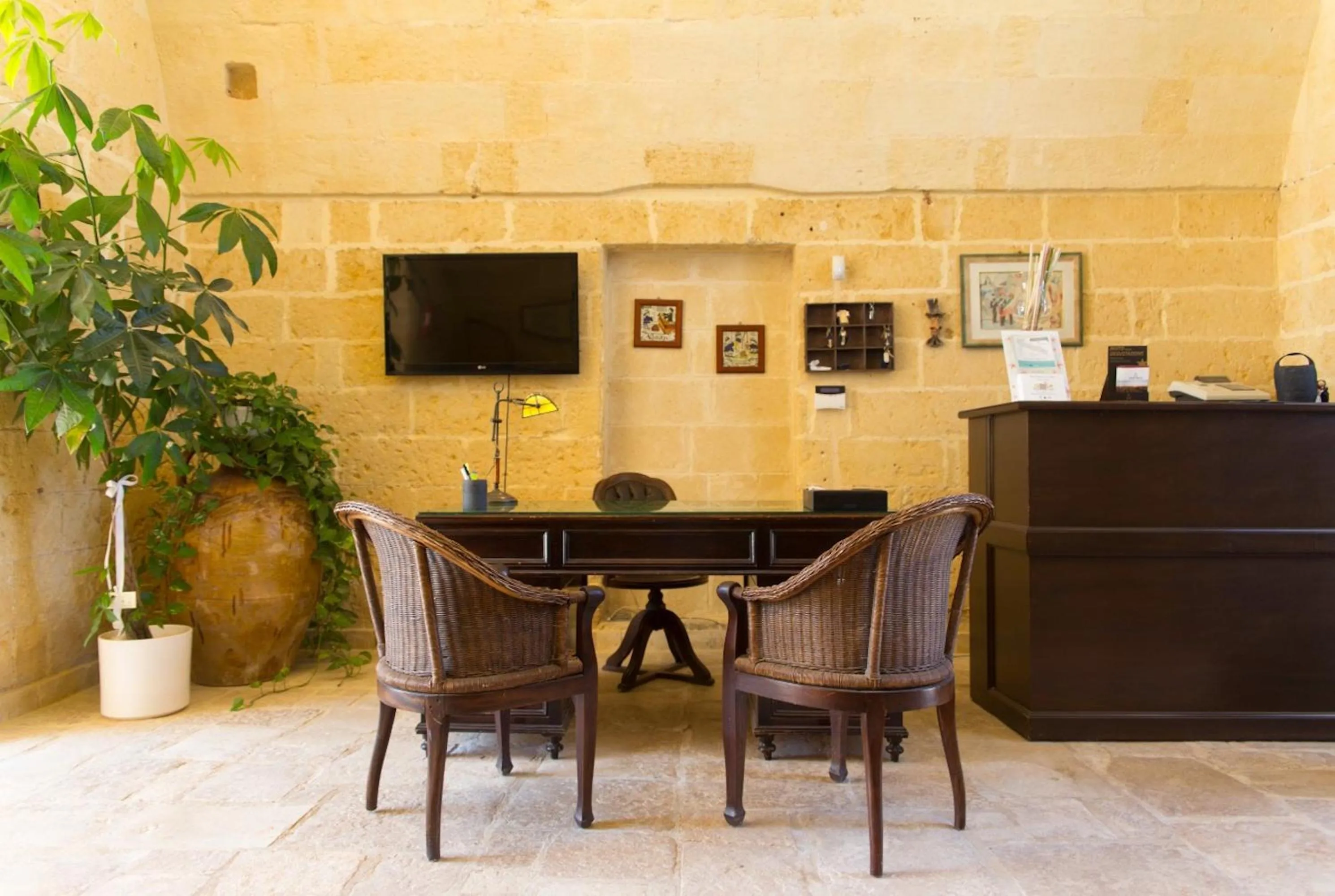 Lobby or reception in Masseria Tenuta Quintino