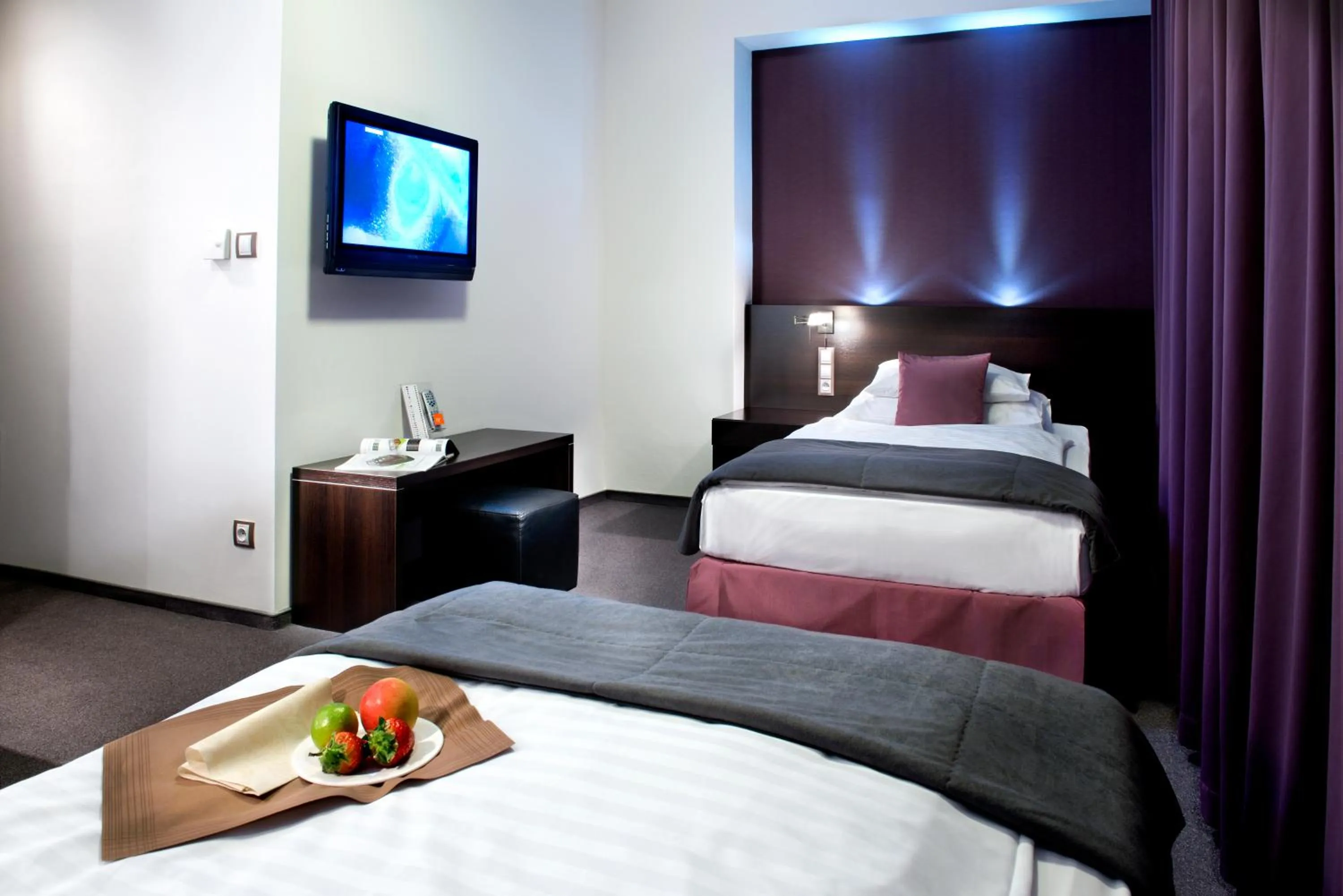 Bedroom, Bed in Hotel Turiec