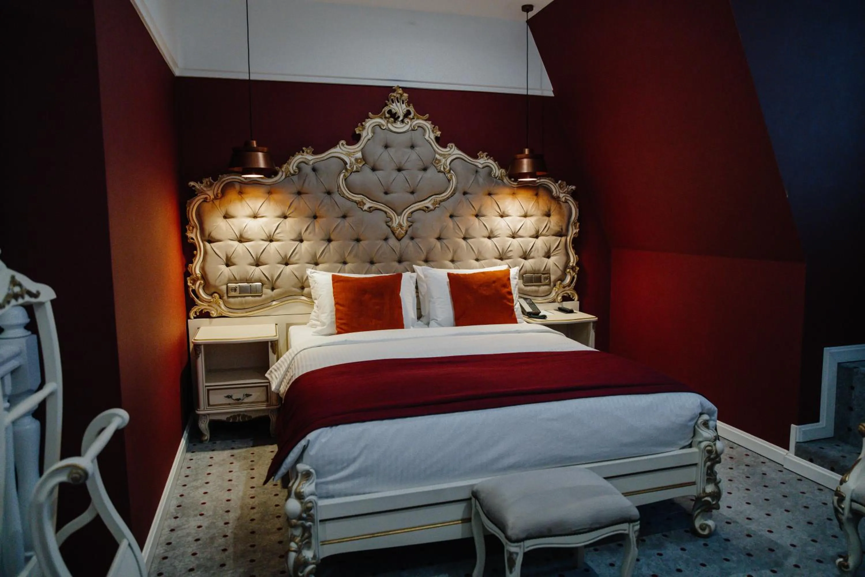 Bed in Grand Hotel Lviv Casino & Spa