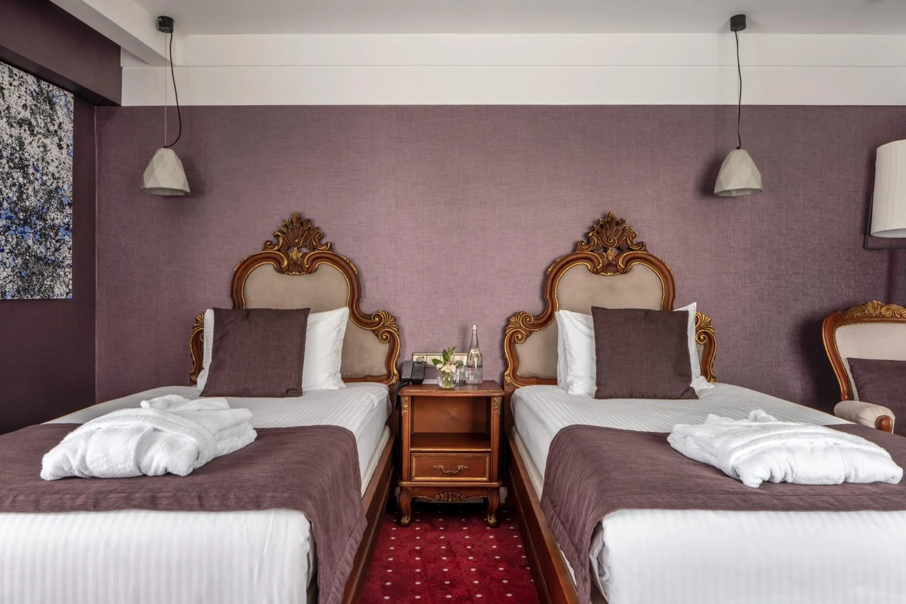 Bed in Grand Hotel Lviv Casino & Spa