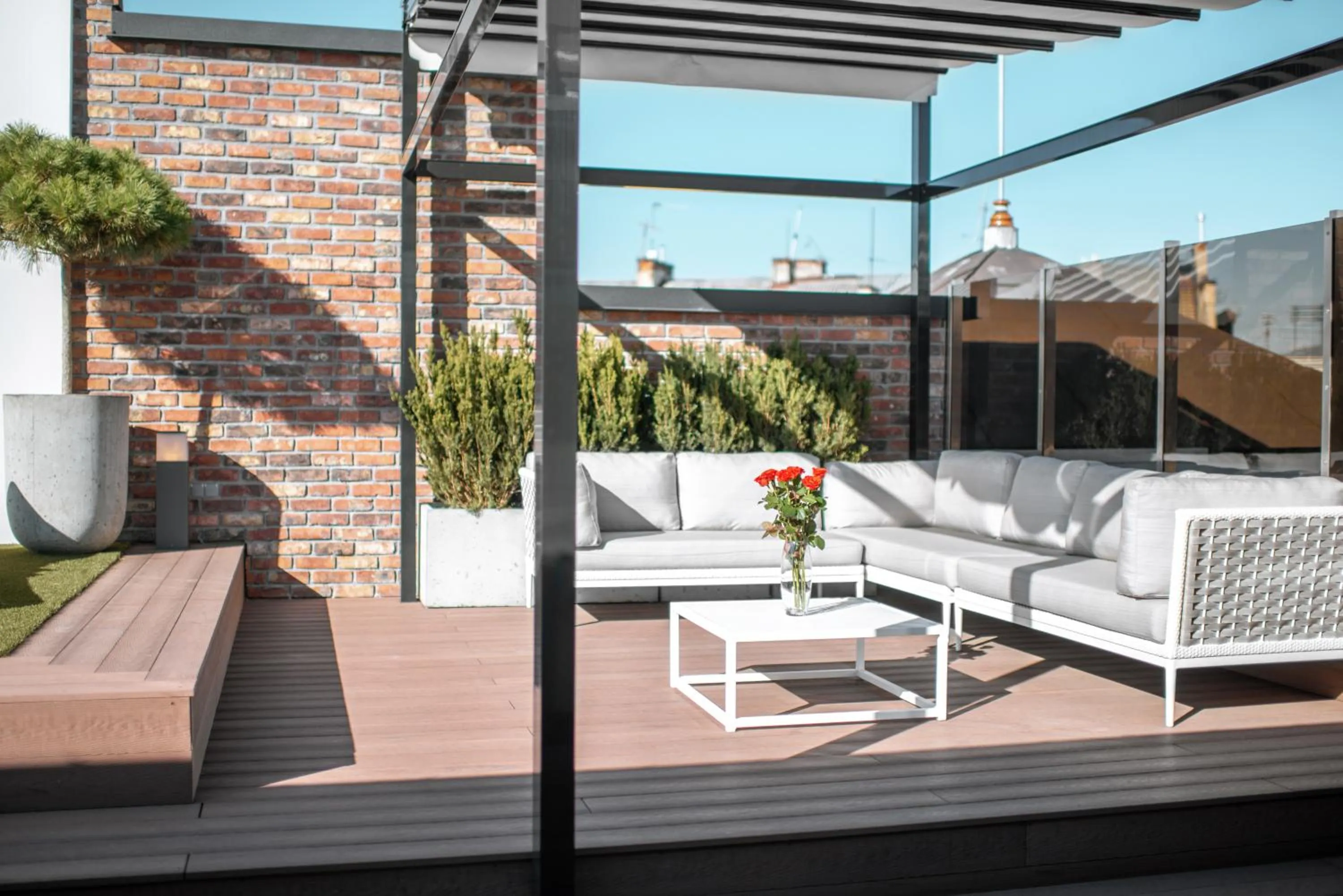 Balcony/Terrace in Grand Hotel Lviv Casino & Spa