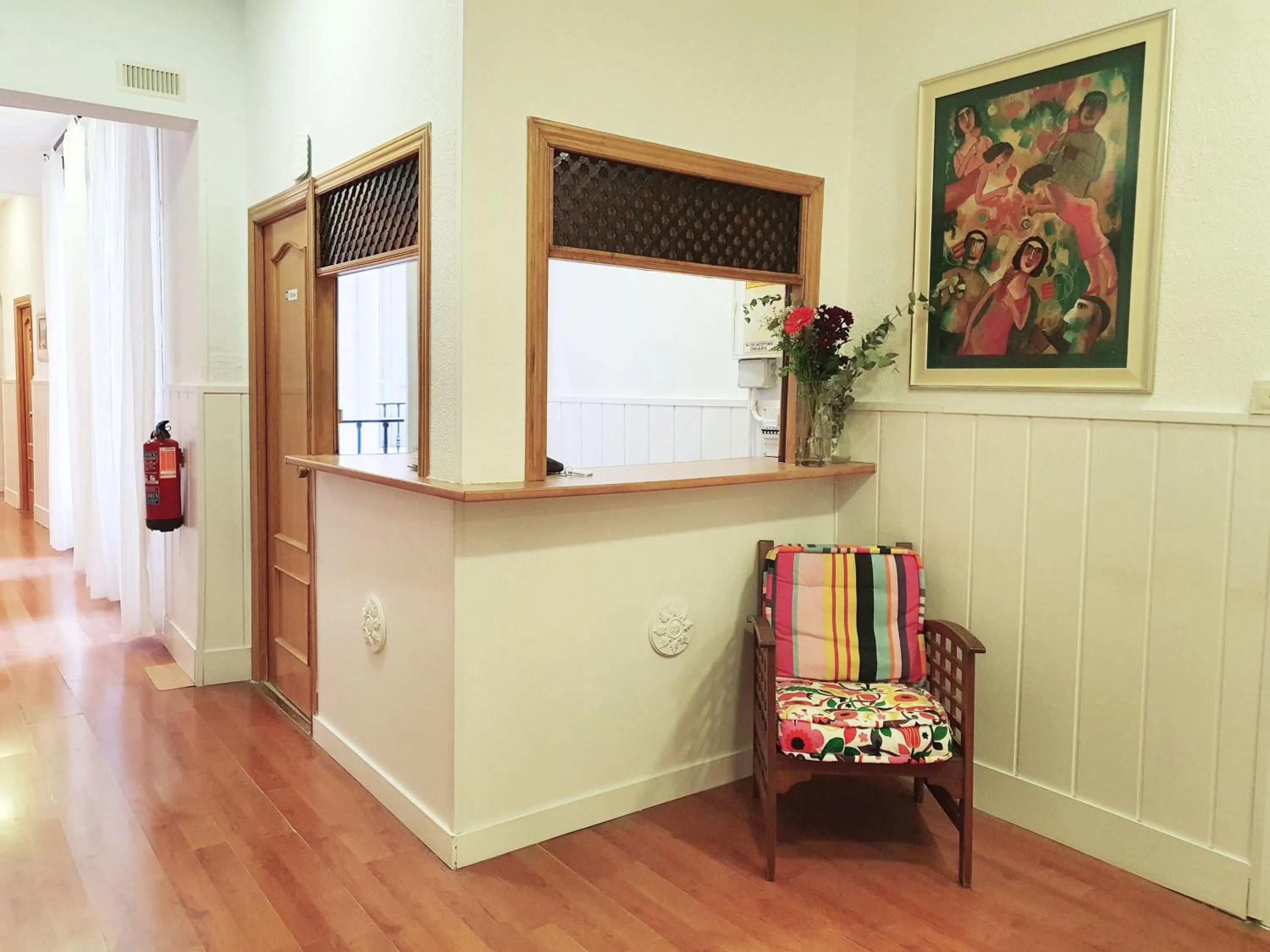 Lobby or reception in Hostal Alicante