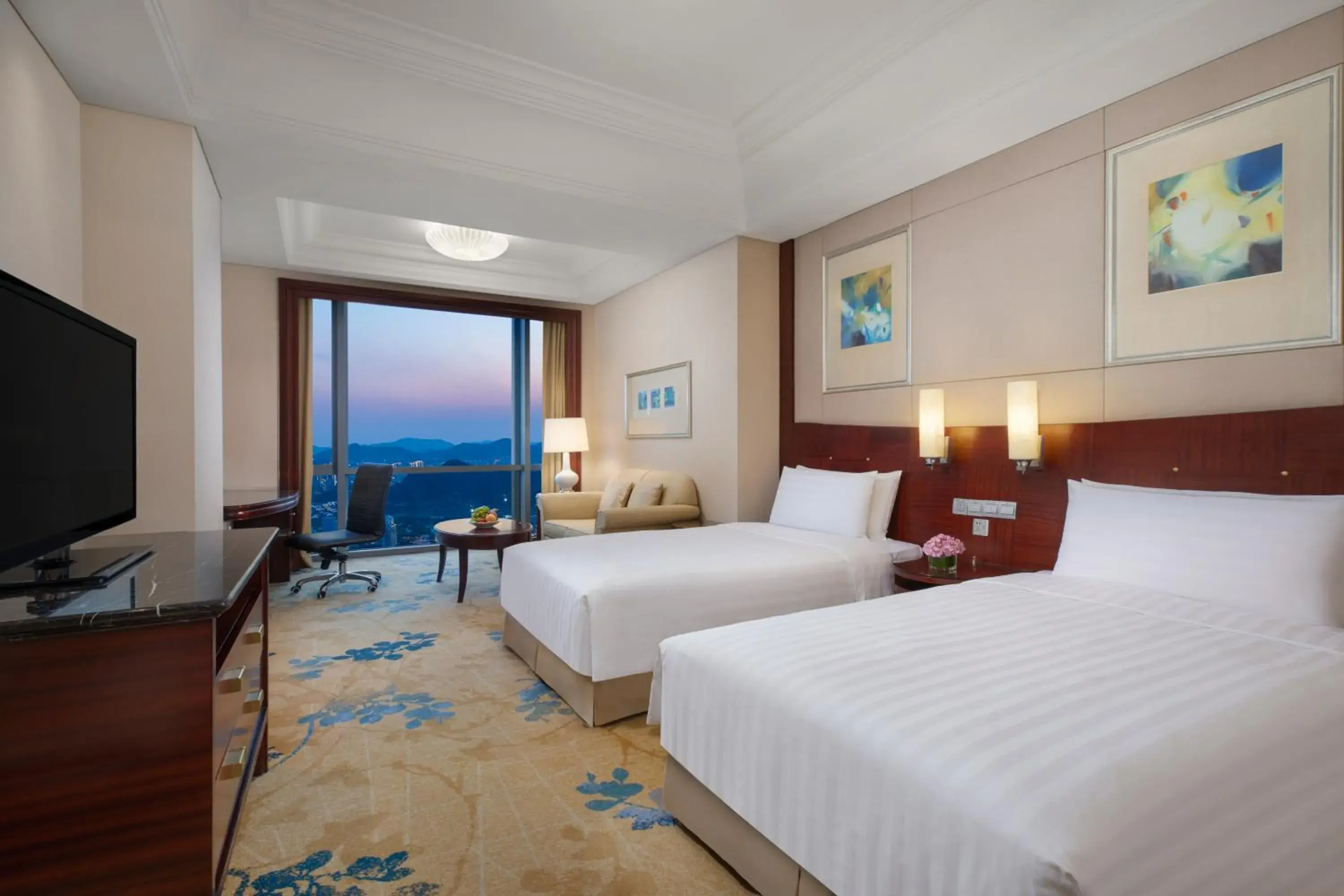 Deluxe Twin Room in Shangri-La Suzhou Deluxe Twin Room in Shangri-La Suzhou