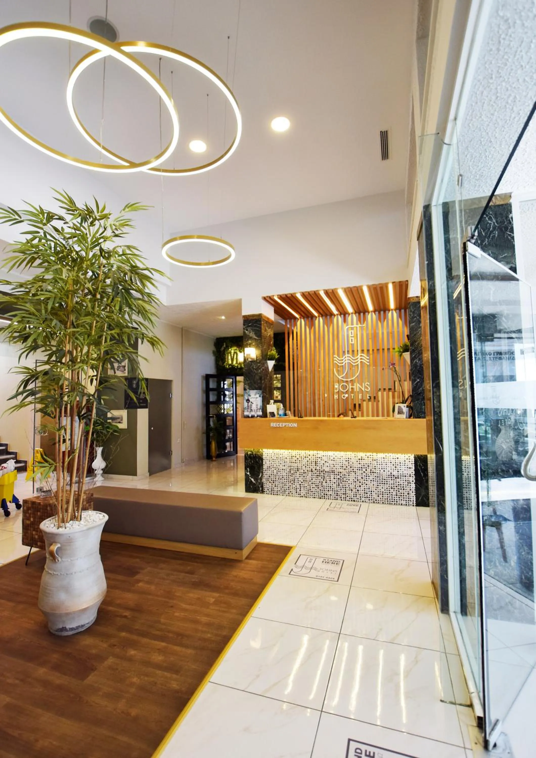 Lobby or reception in John's Hotel