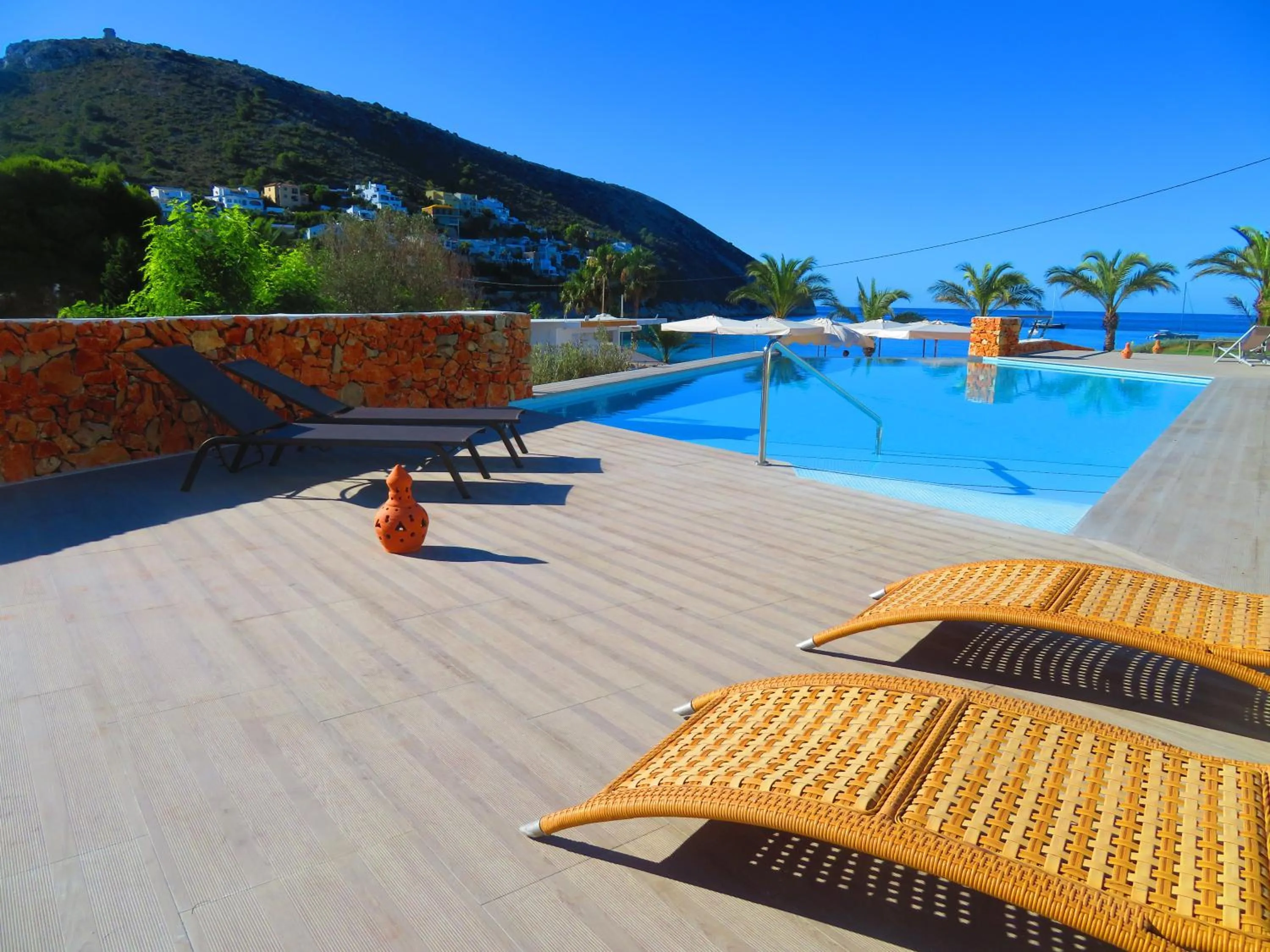 Swimming pool in HOTEL MAÑET