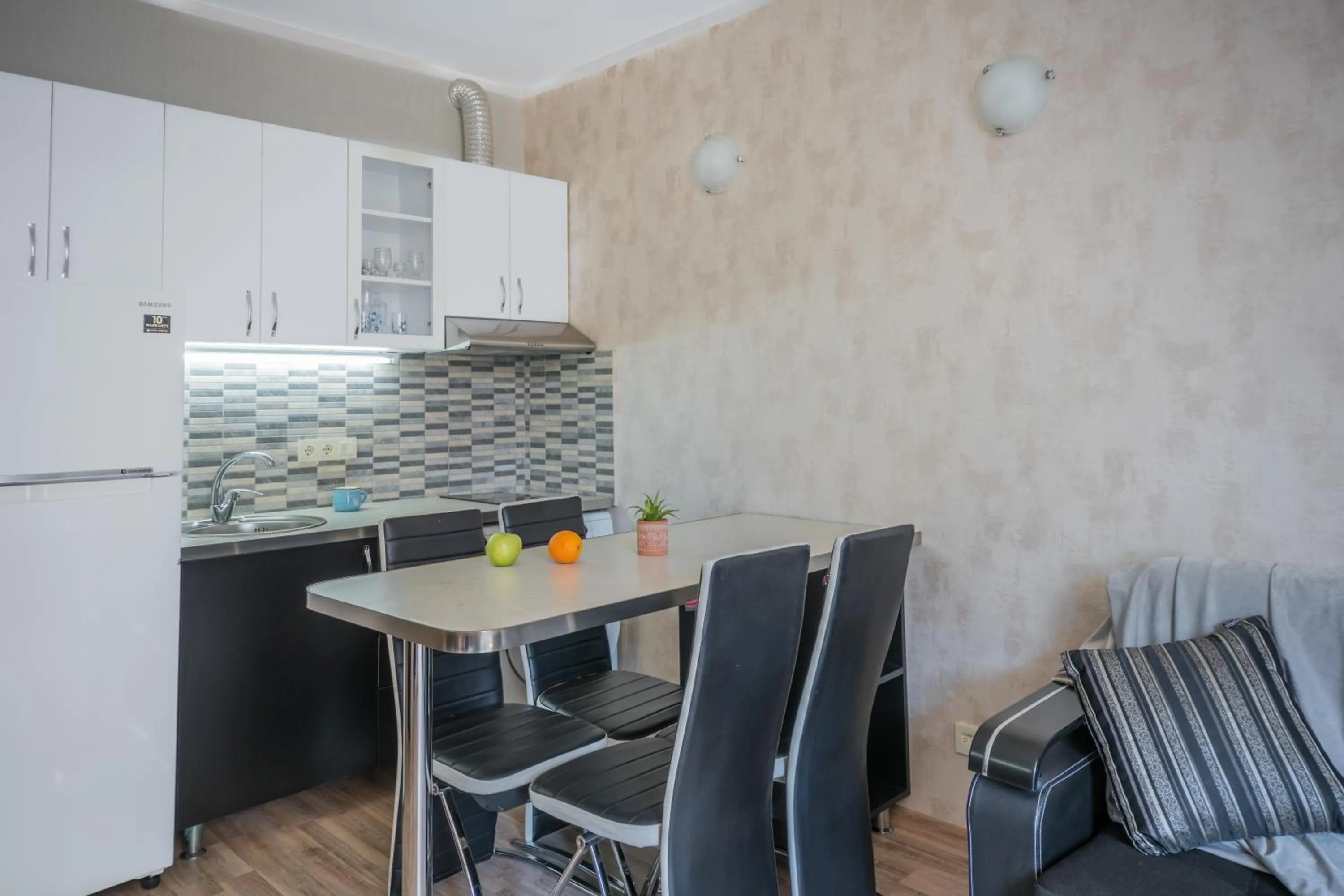 Kitchen or kitchenette in Orbi Sea Towers Hotel Official
