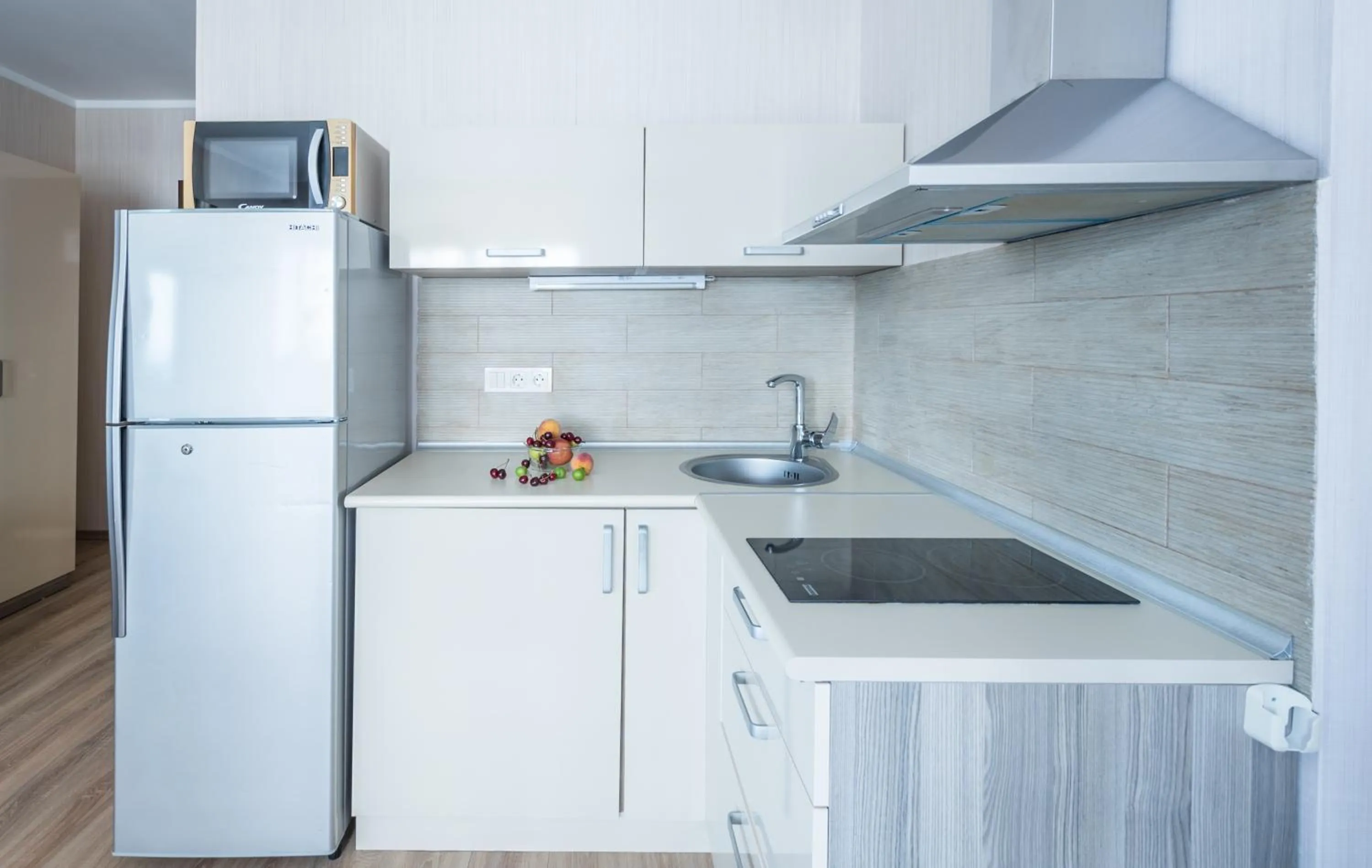 Kitchen or kitchenette in Orbi Sea Towers Hotel Official