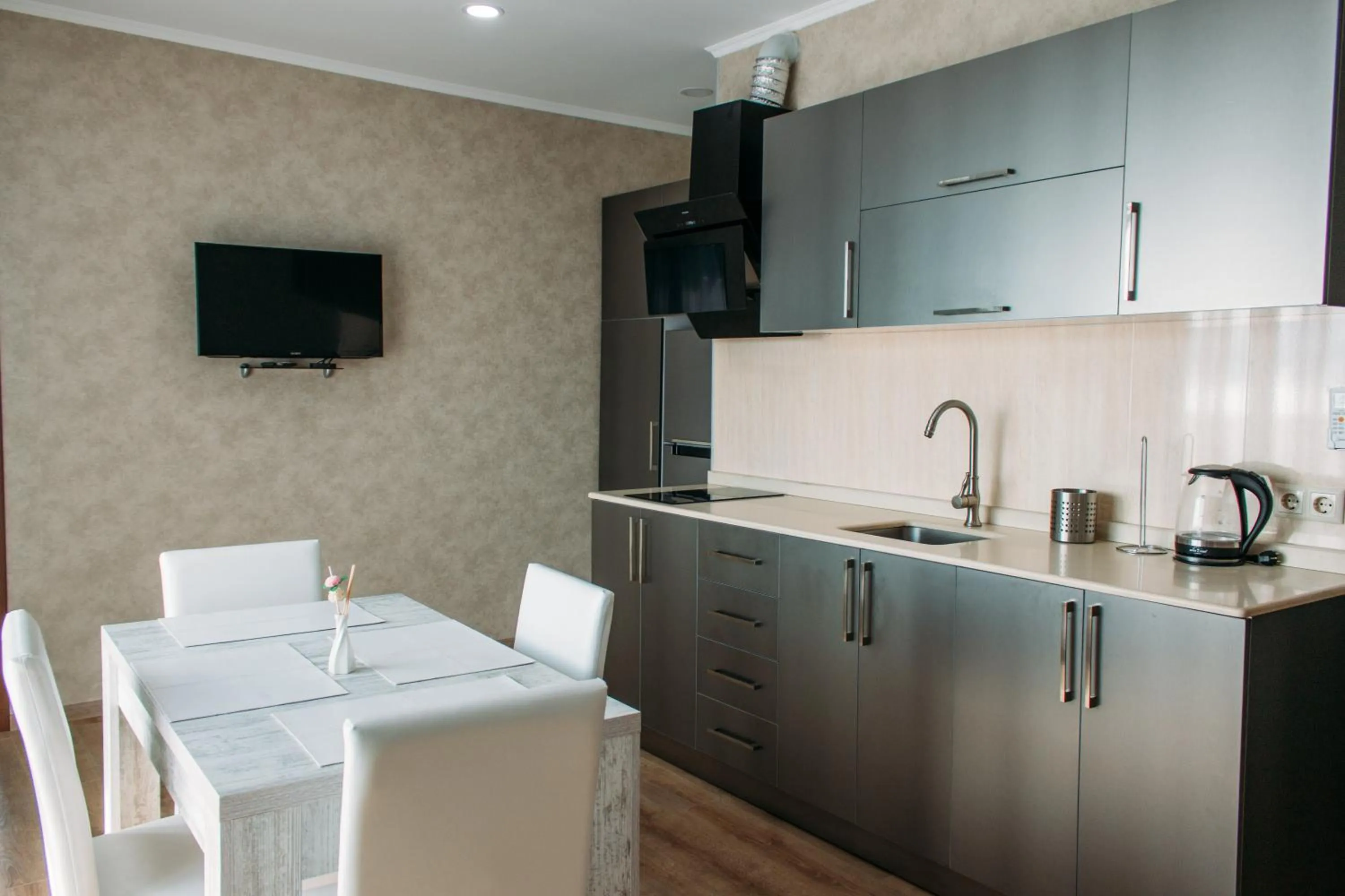 Kitchen or kitchenette in Orbi Sea Towers Hotel Official