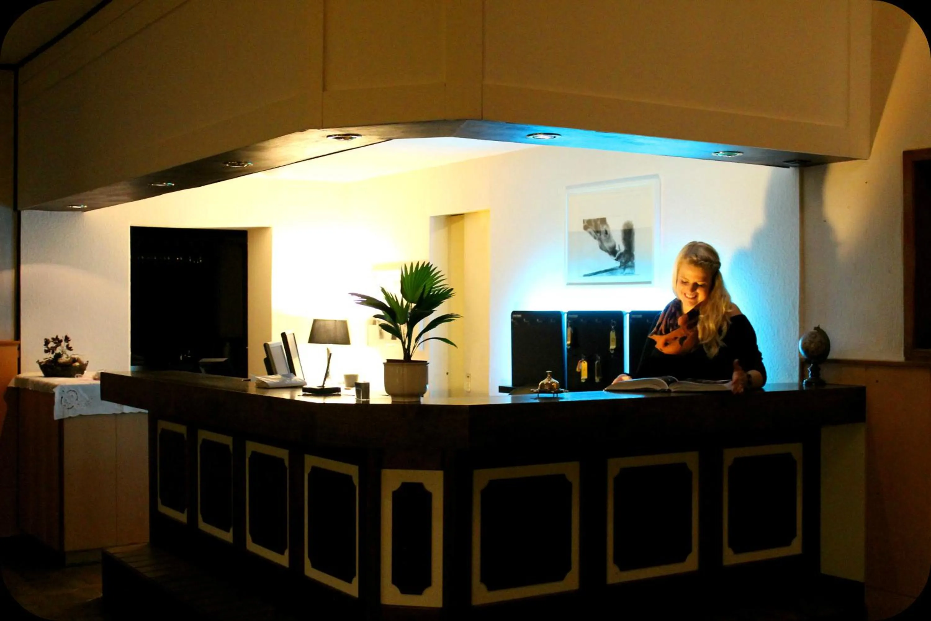 Lobby or reception in Hotel Zur Linde