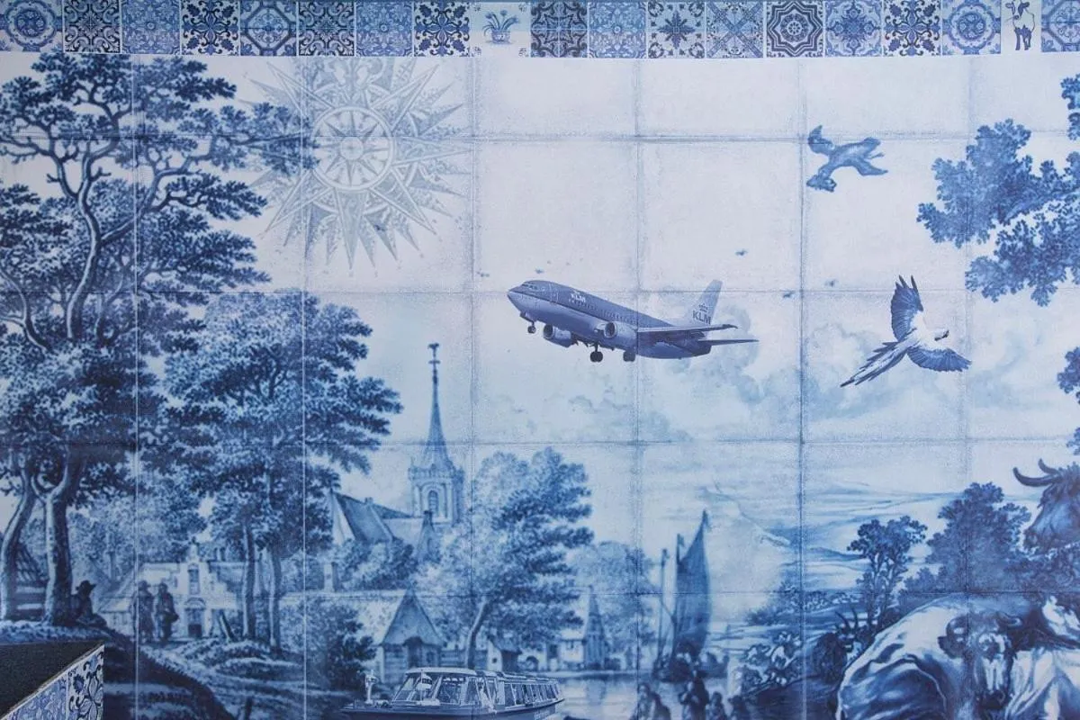 Decorative detail in 't Hotel