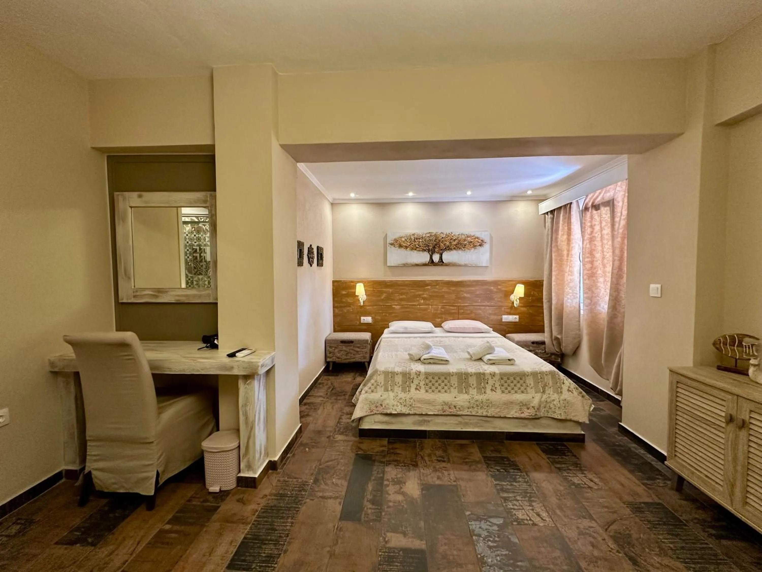 Bed in Agrili Apartments & Rooms