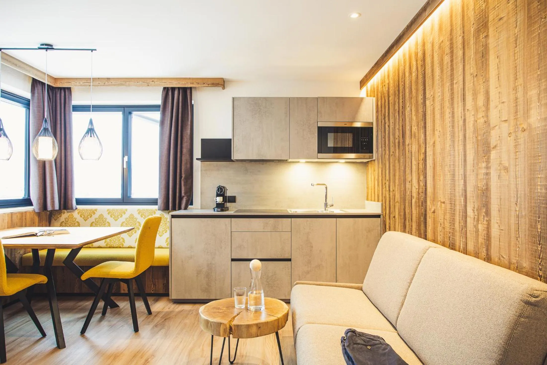 Kitchen or kitchenette in Austria Aparthotel