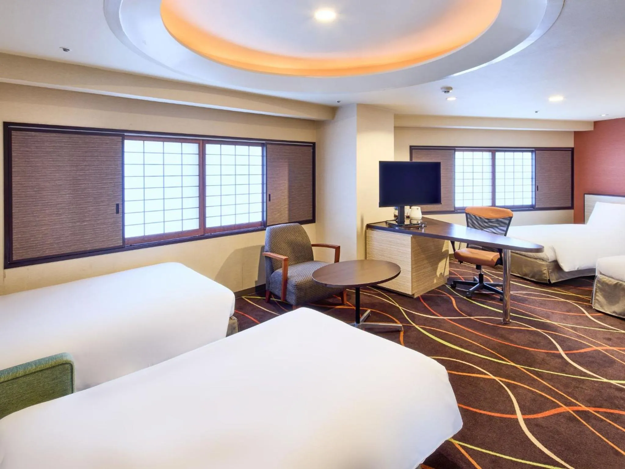 Bed in Okinawa NaHaNa Hotel & Spa