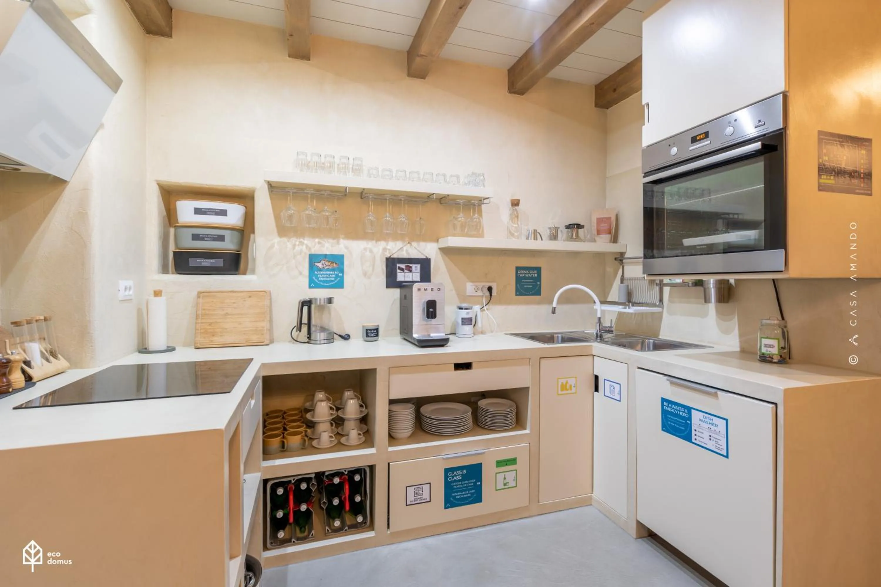Kitchen or kitchenette in Casa Amando Eco Boutique House