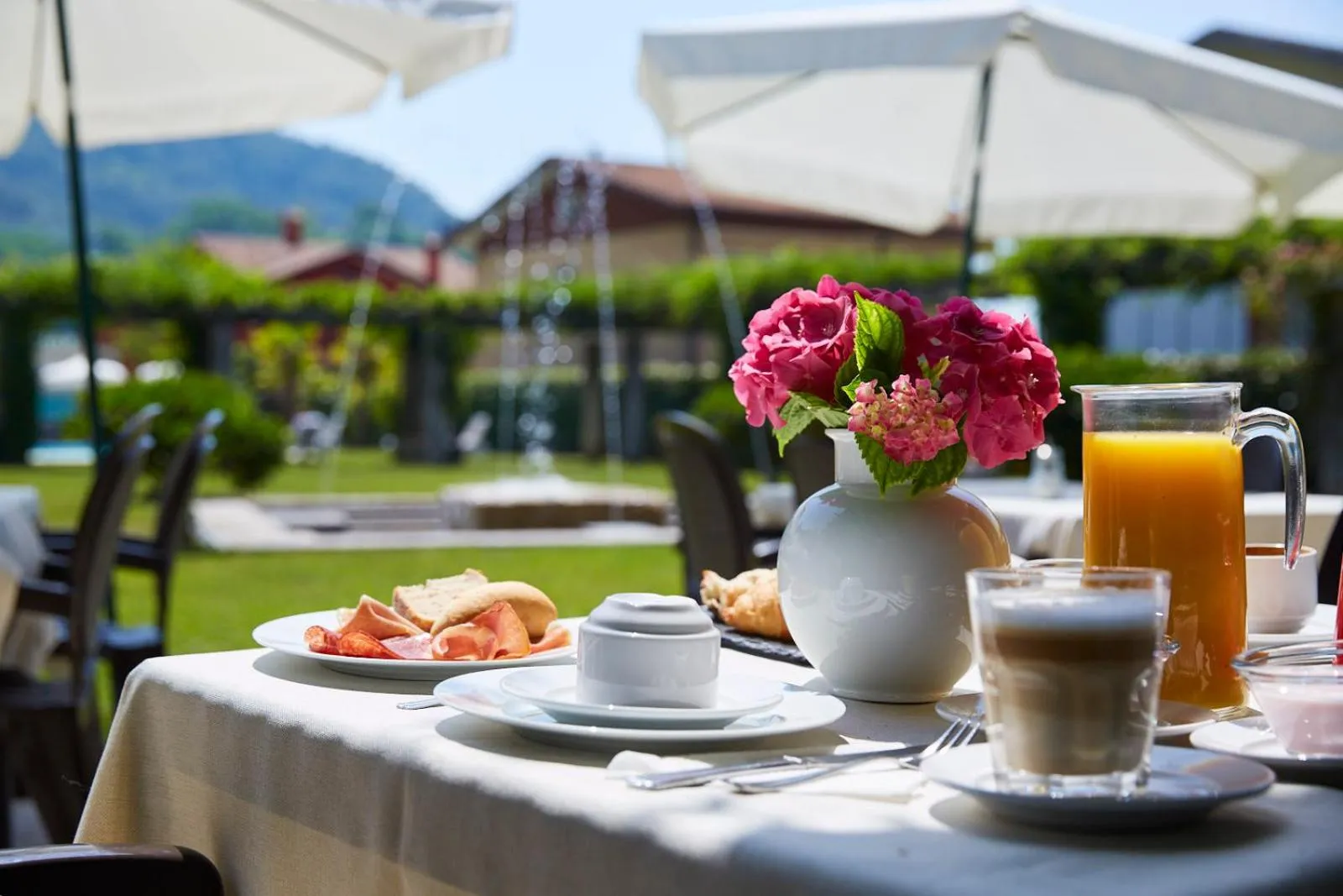 Garden in Hotel Villaguarda Prosecco Area