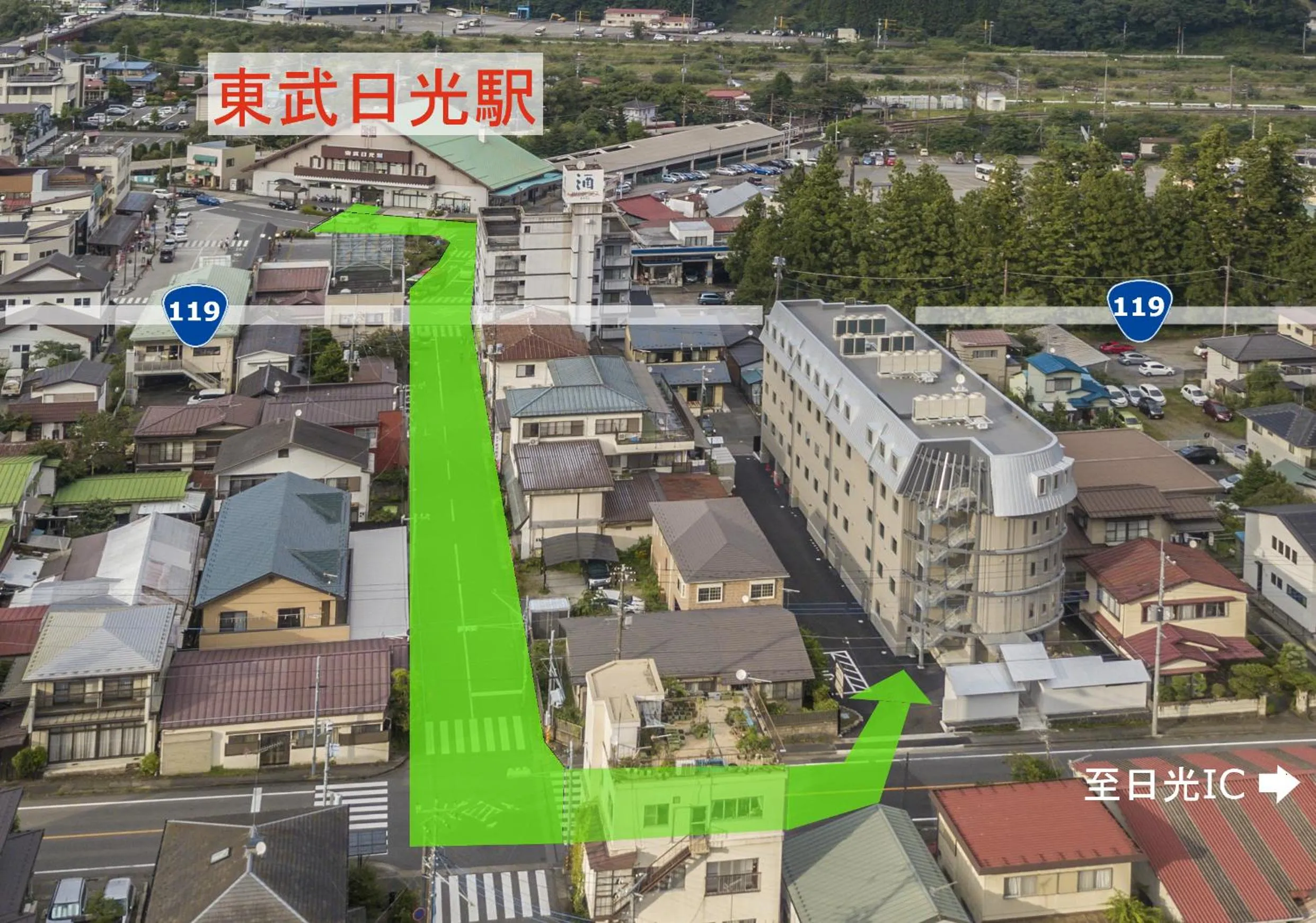 Location in Nikko Station Hotel 2