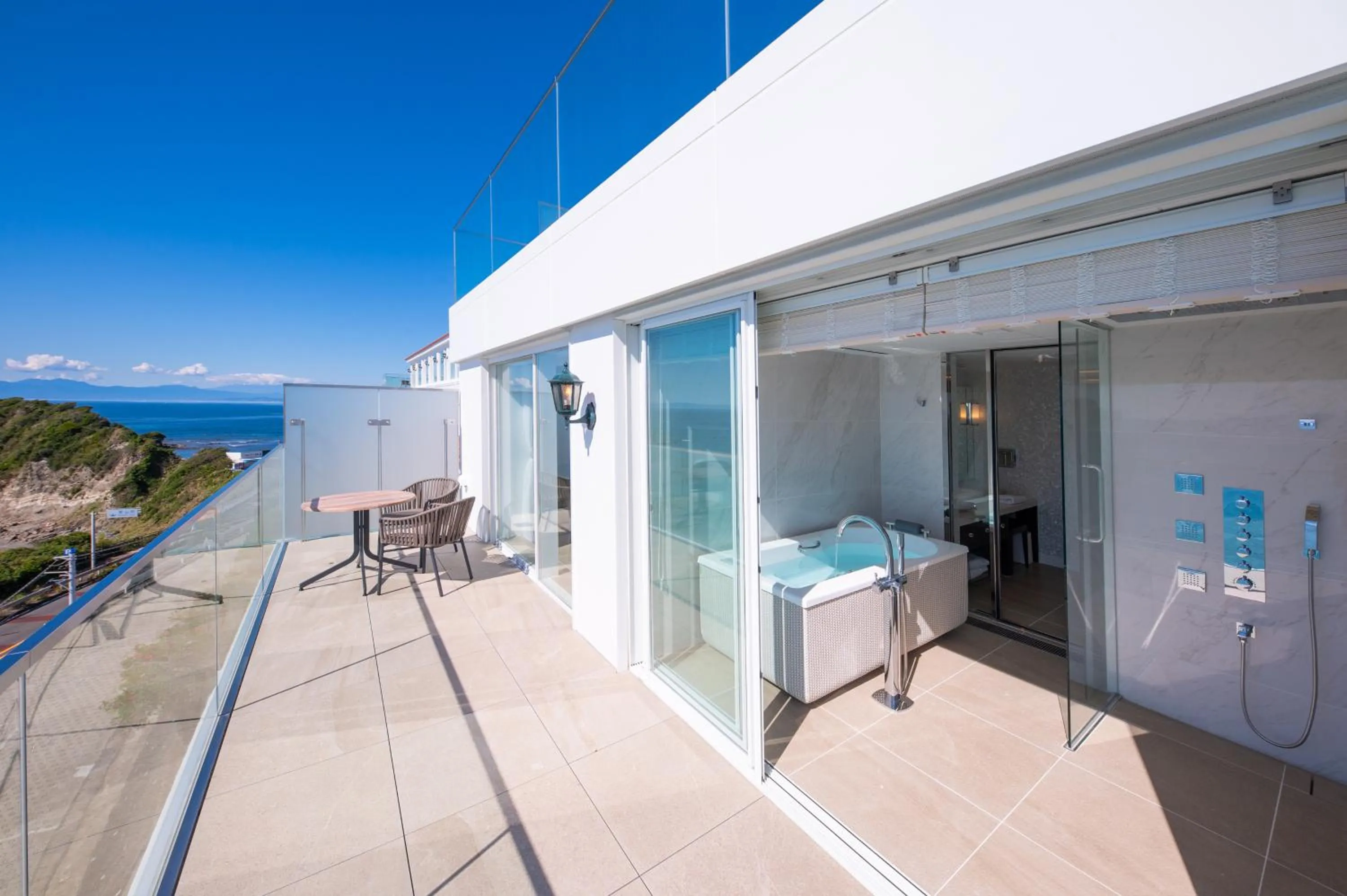 Balcony/Terrace in Hayama Hotel Otowa No Mori