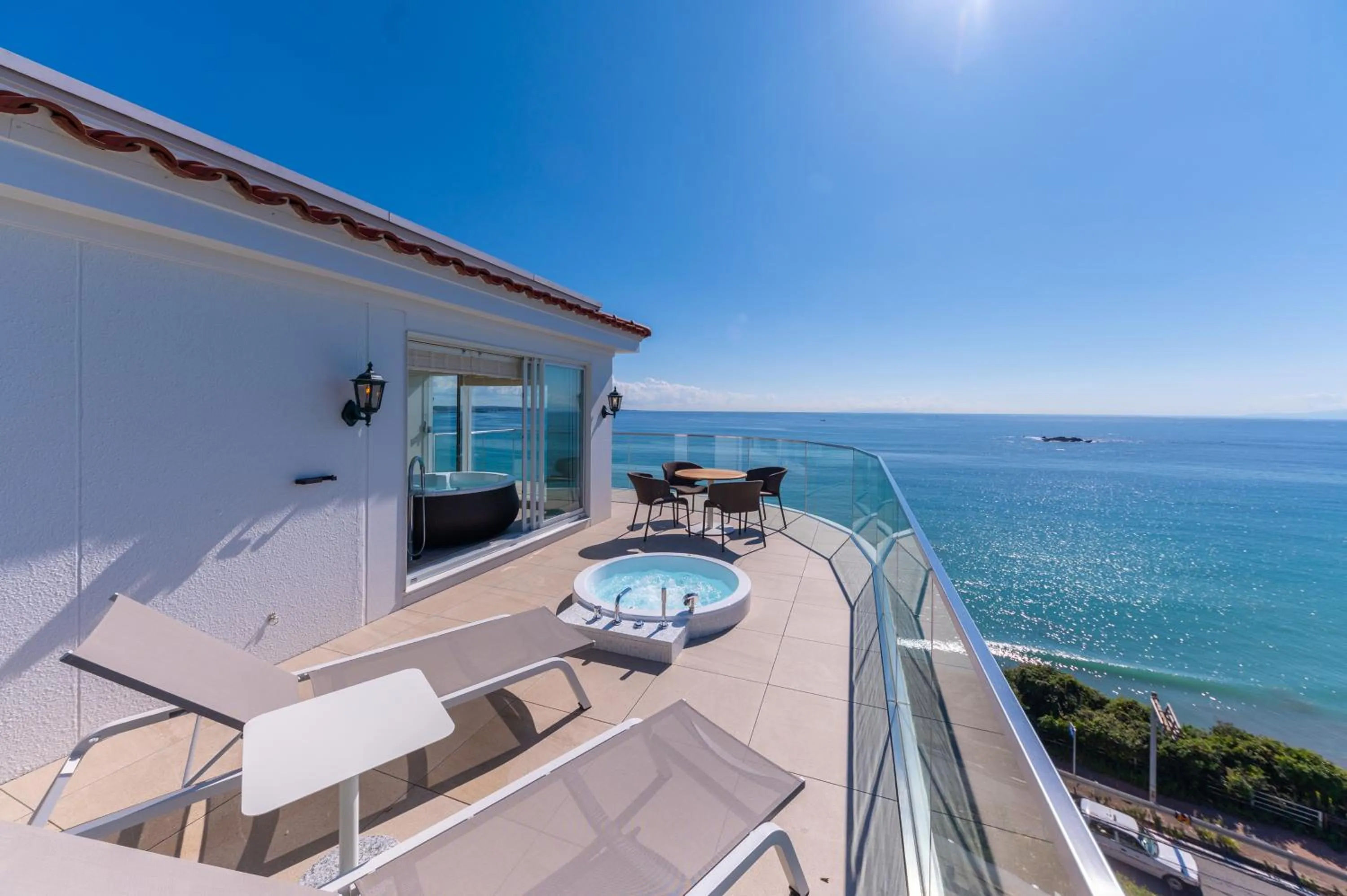 Balcony/Terrace in Hayama Hotel Otowa No Mori