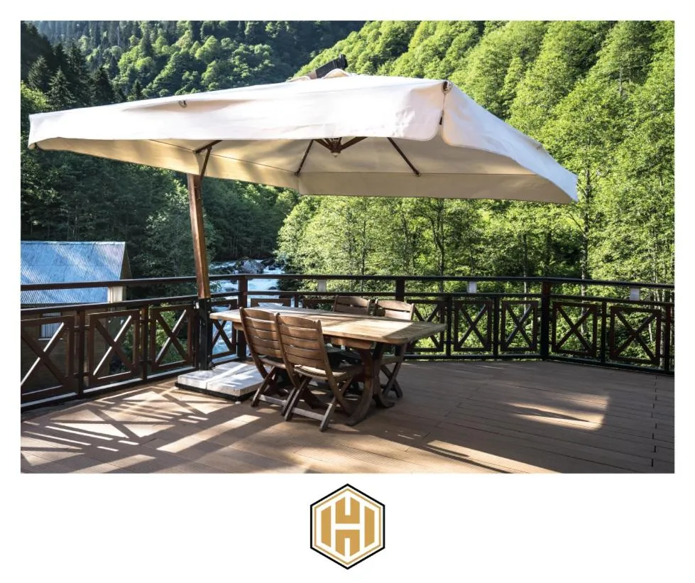 Patio in Ayder Hasimoglu Hotel