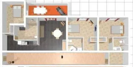 Photo of the whole room in Apart'Hôtel Les 4 Sources