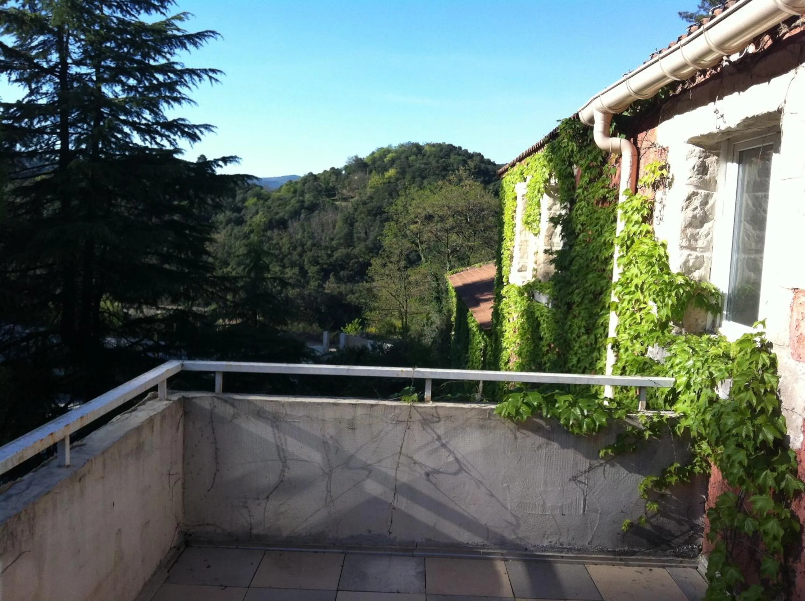 Balcony/Terrace in Apart'Hôtel Les 4 Sources
