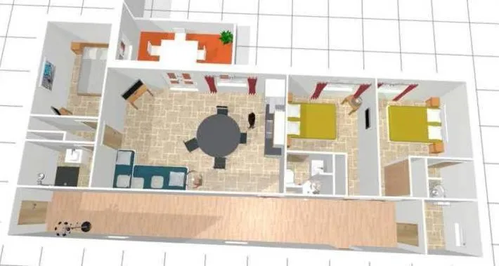 Photo of the whole room in Apart'Hôtel Les 4 Sources