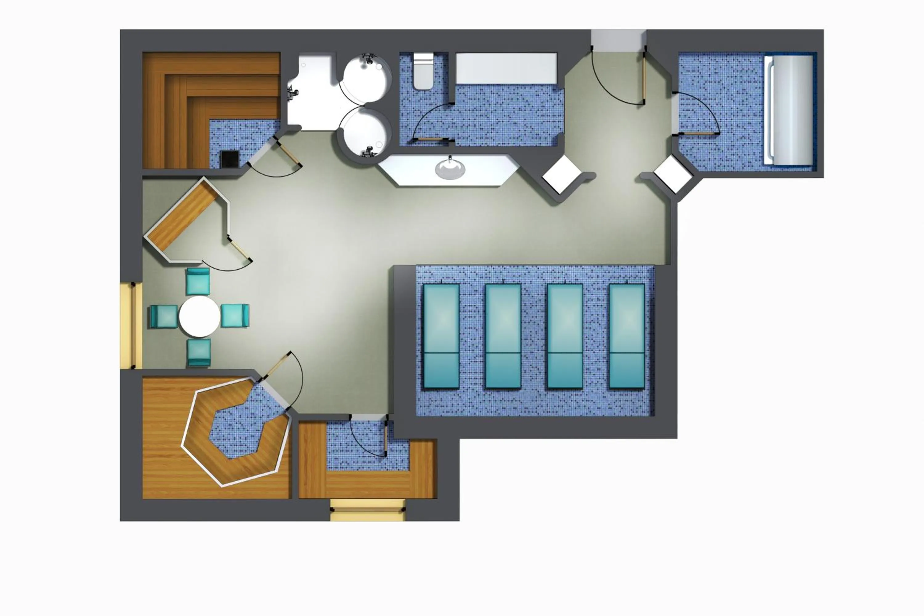 Sauna in Hotel Landgasthof Gappen