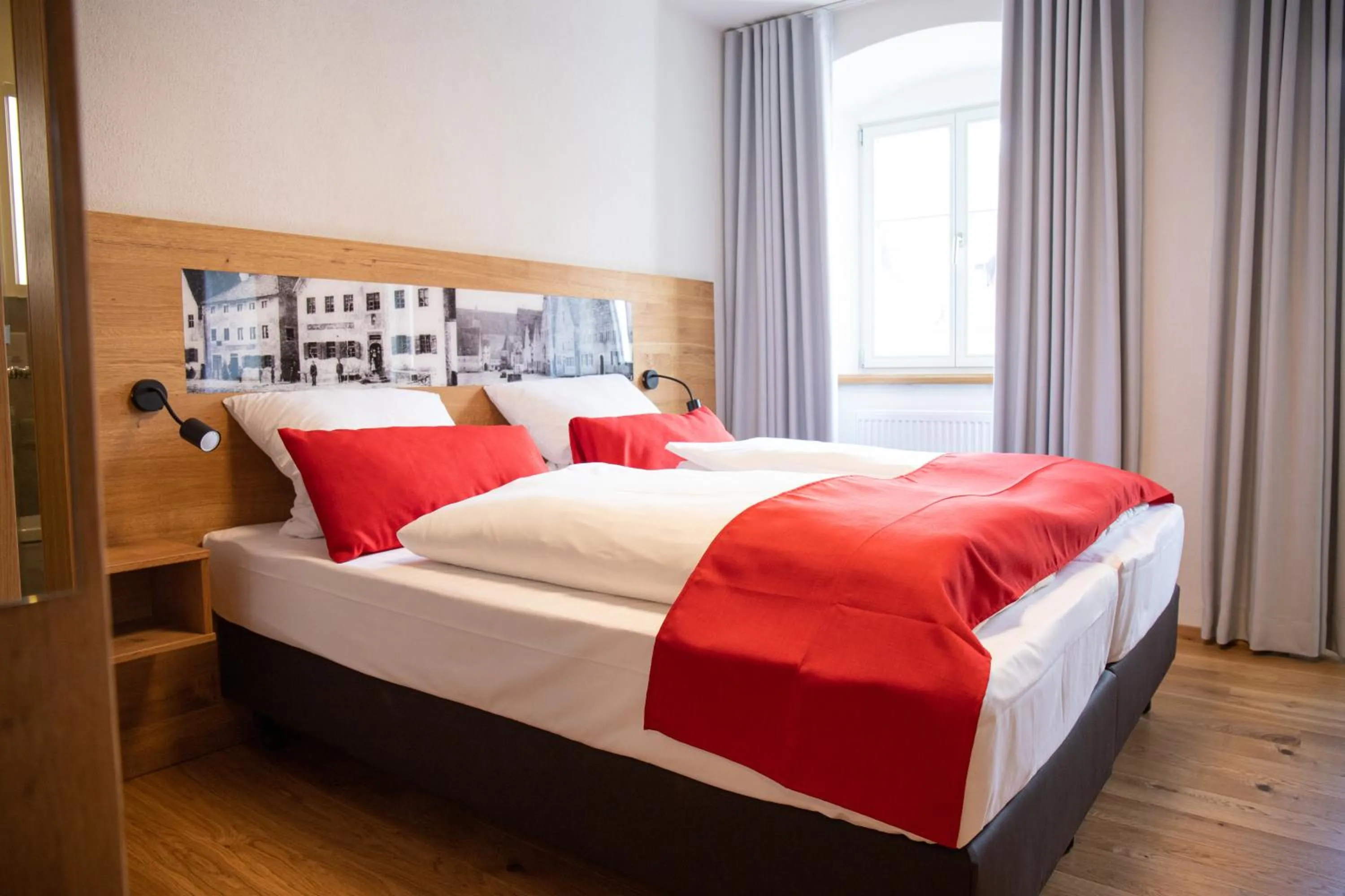 Bed in Altstadthotel Brauereigasthof Winkler